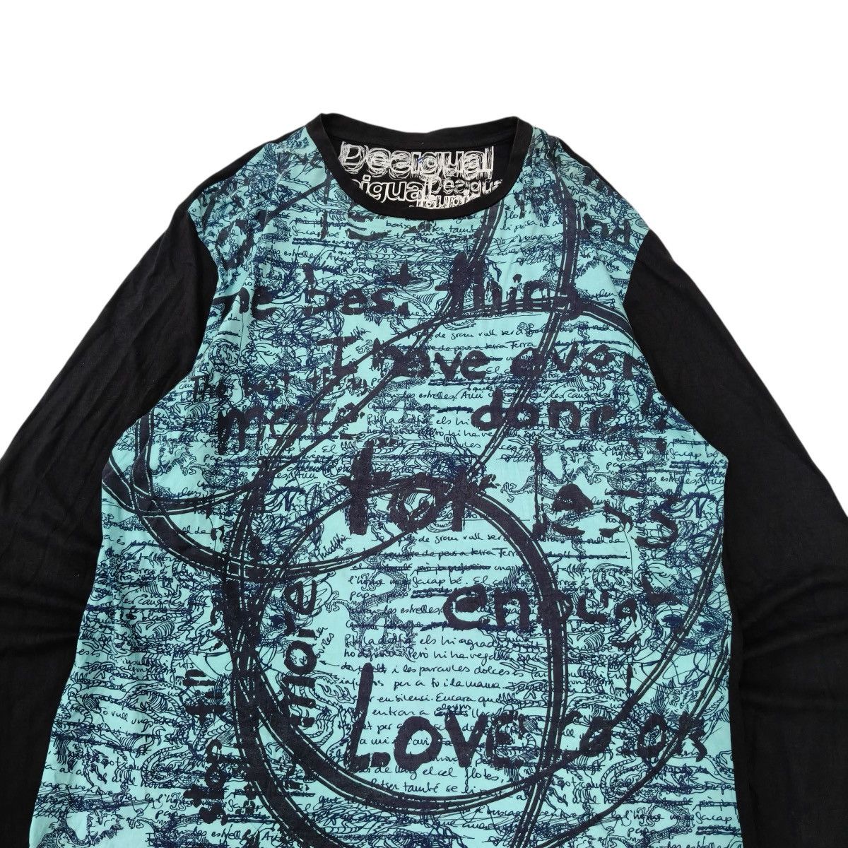 Desigual DESIGUAL Art Design Longsleeve Tshirt Size US L / EU 52-54 / 3 - 2 Thumbnail
