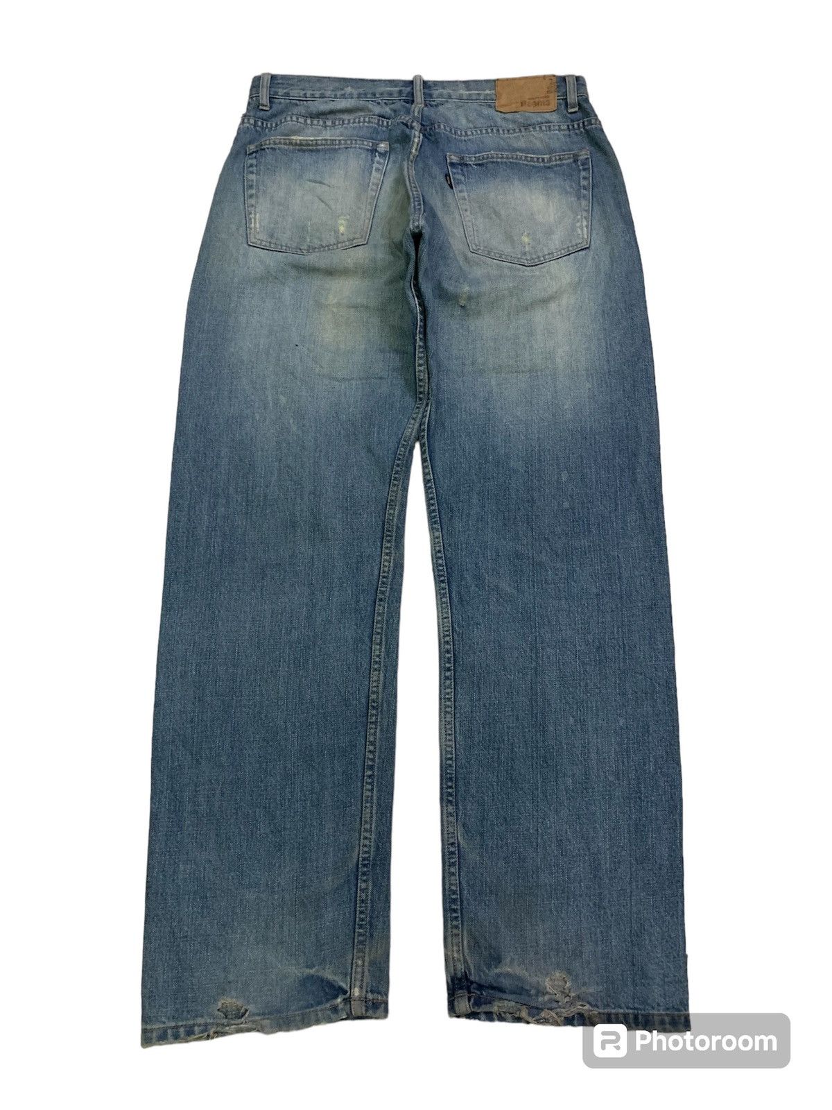 Beams Plus 💥Vintage Beams Plus Ripped Denim Size US 34 / EU 50 - 3 Thumbnail