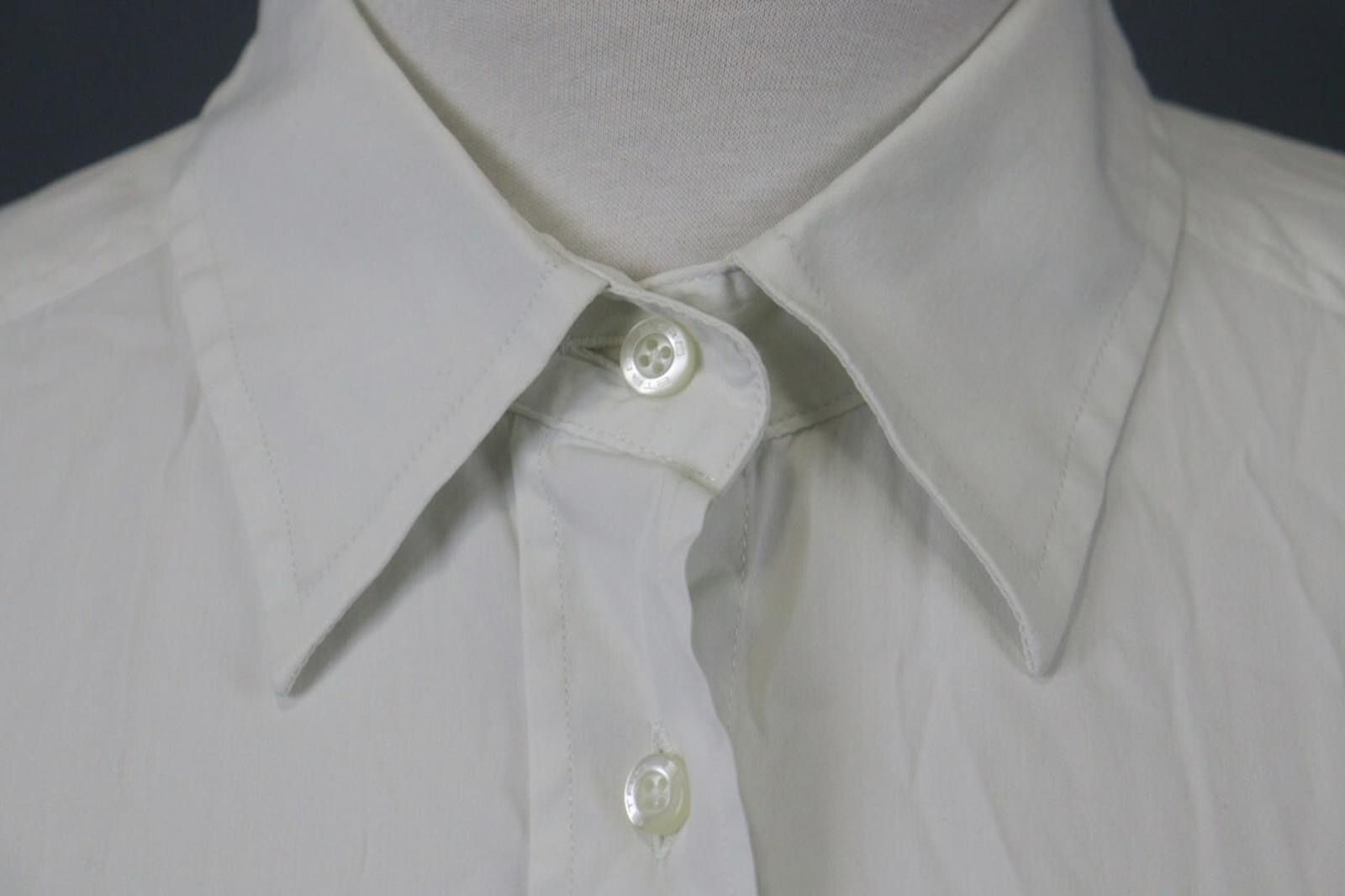 Etro Etro White Cotton Collar Regular Fit Shirt Top Size 44 Size M / US 6-8 / IT 42-44 - 5 Thumbnail