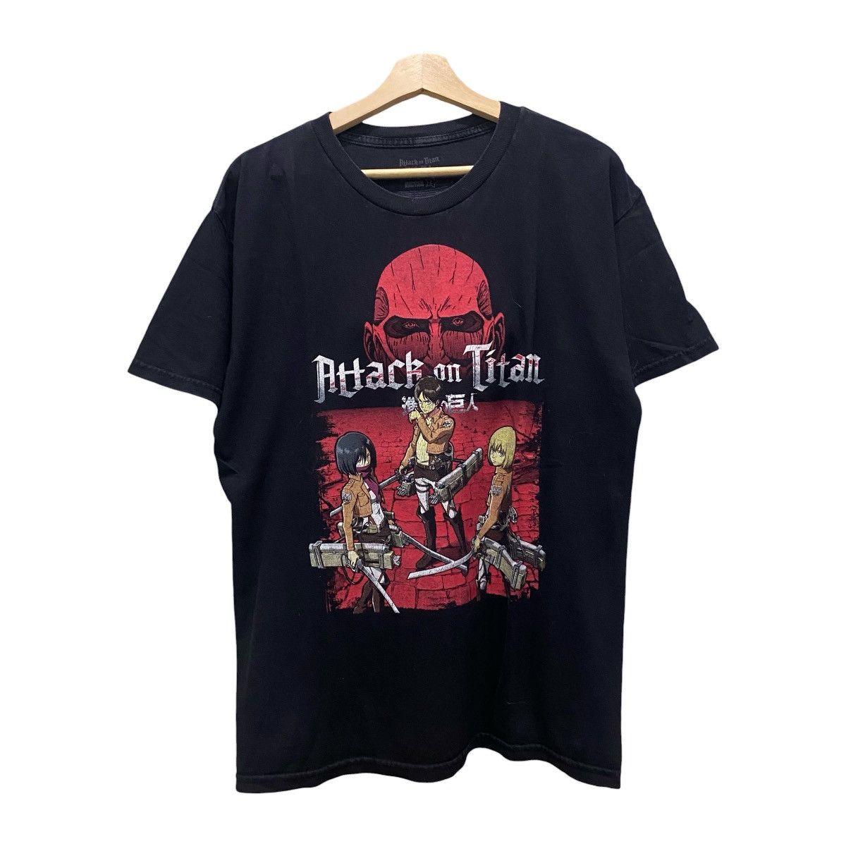 Anime Official Attack on Titan Eren Mikasa Armin Graphic Tee Size US L / EU 52-54 / 3 - 1 Thumbnail