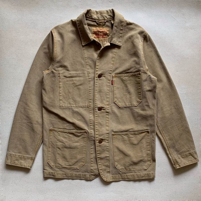 Levi's engineer coat harvest on sale gold