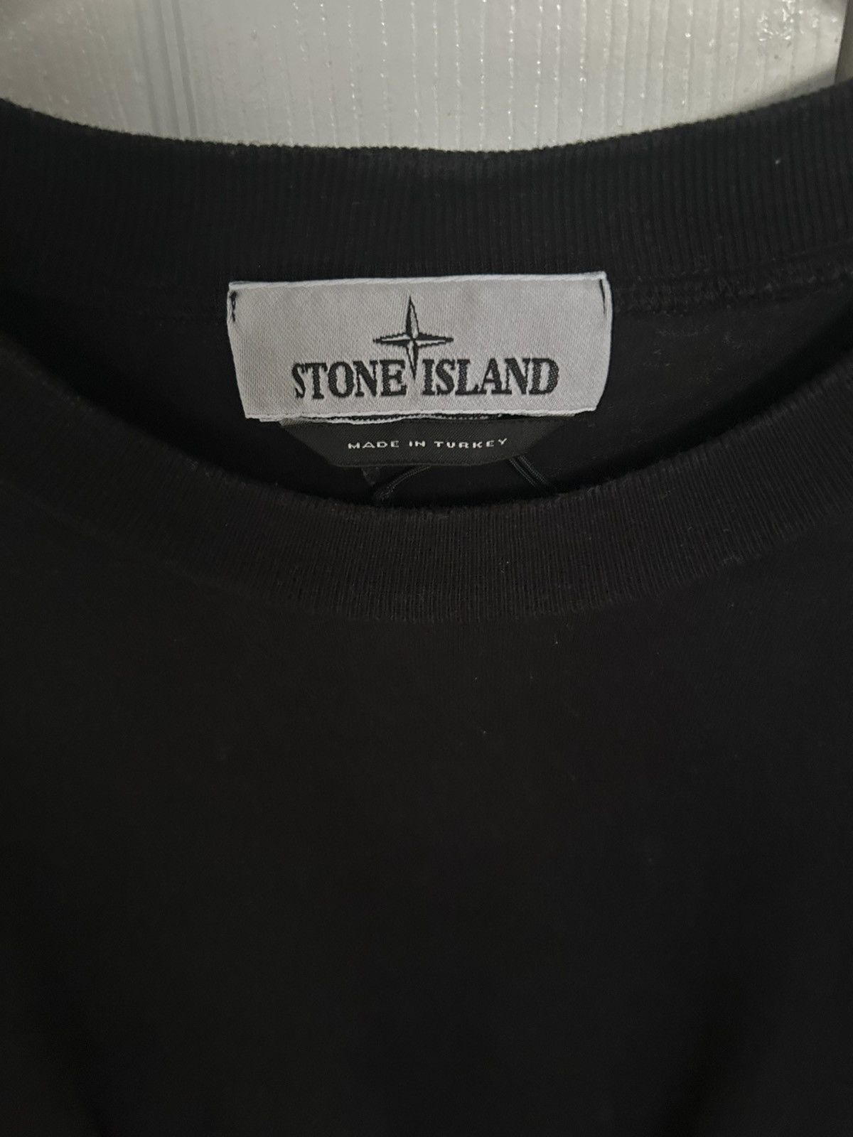 Stone Island Stone Island Black logo patch T-shirt Size US S / EU 44-46 / 1 - 4 Thumbnail