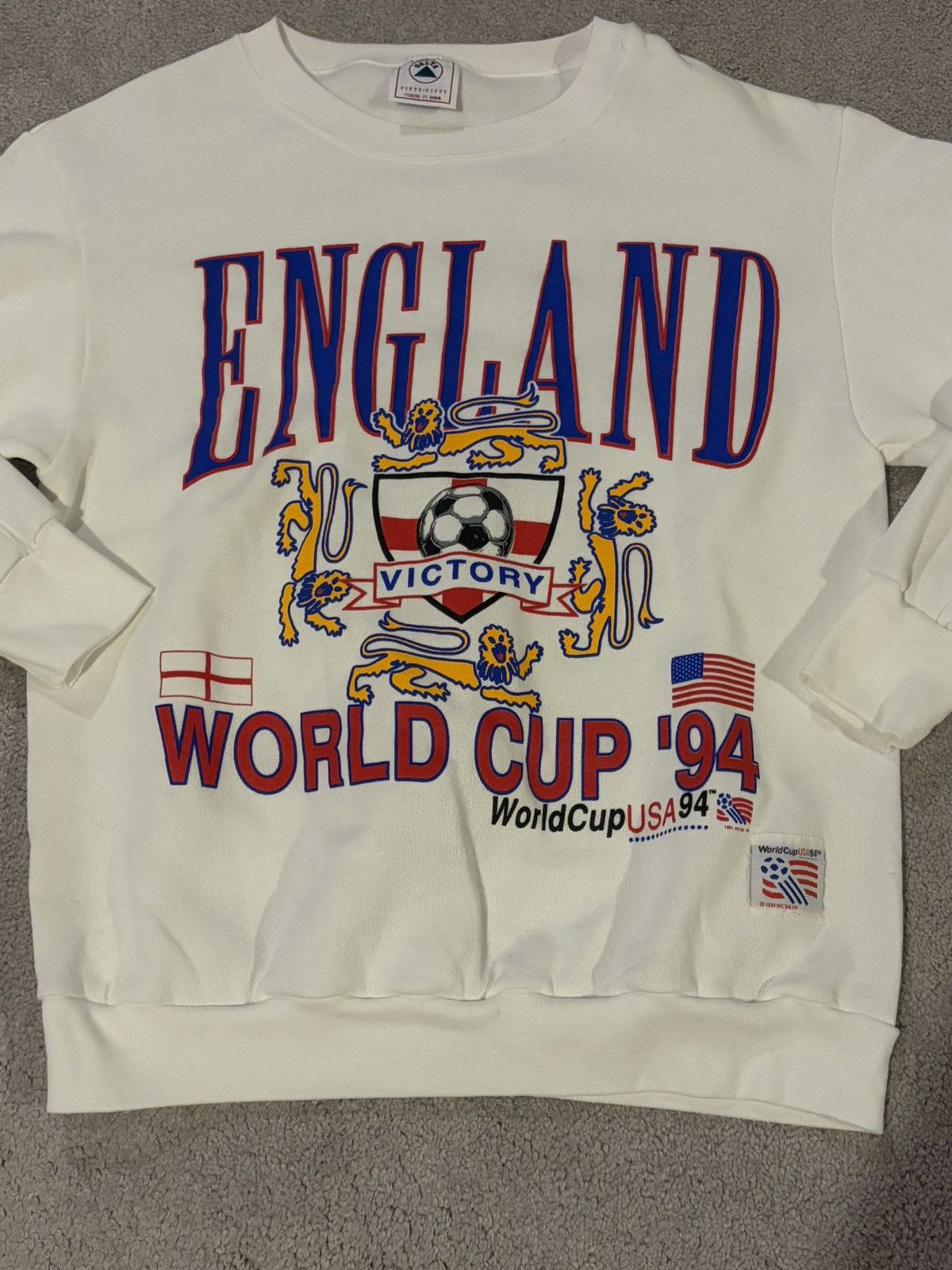 Delta England World Cup 1994 Sweatshirt Size US M / EU 48-50 / 2 - 2 Thumbnail
