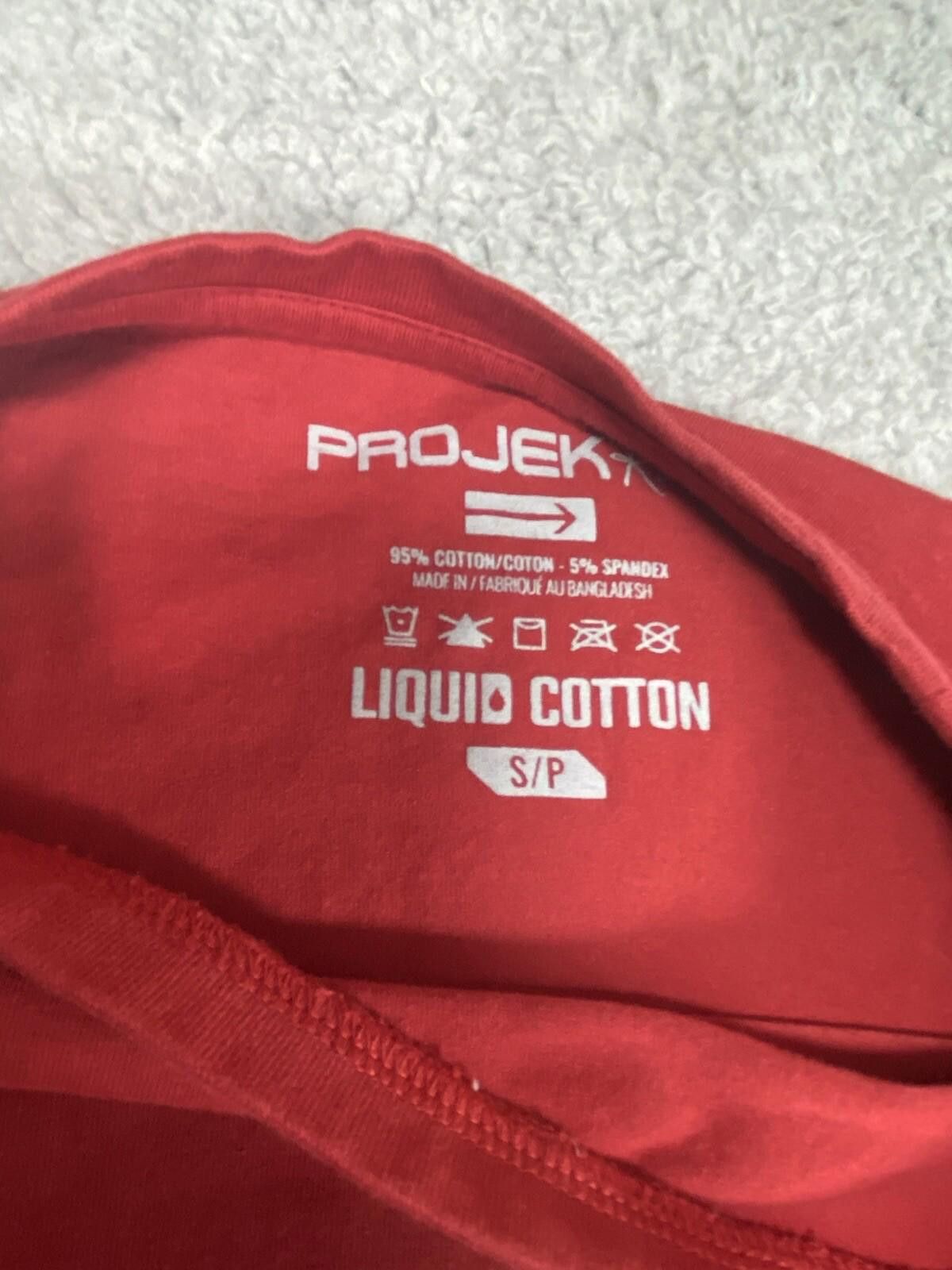 Other Projek Raw Mens Basic T-Shirt Small Red ProjekRaw Size US S / EU 44-46 / 1 - 3 Thumbnail