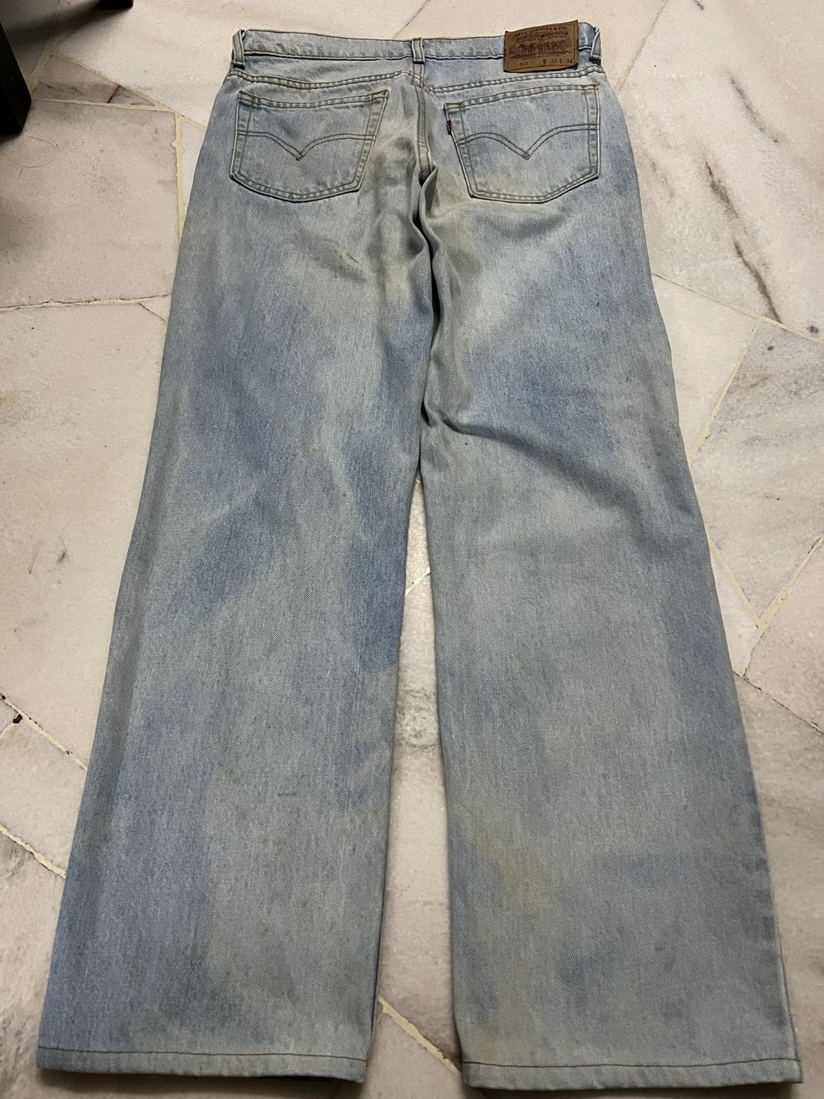 Jean × Levi's × Levi's Vintage Clothing 💥Baggy💥90’s Levis 515 Stone Wash Jean Size US 31 - 12 Thumbnail