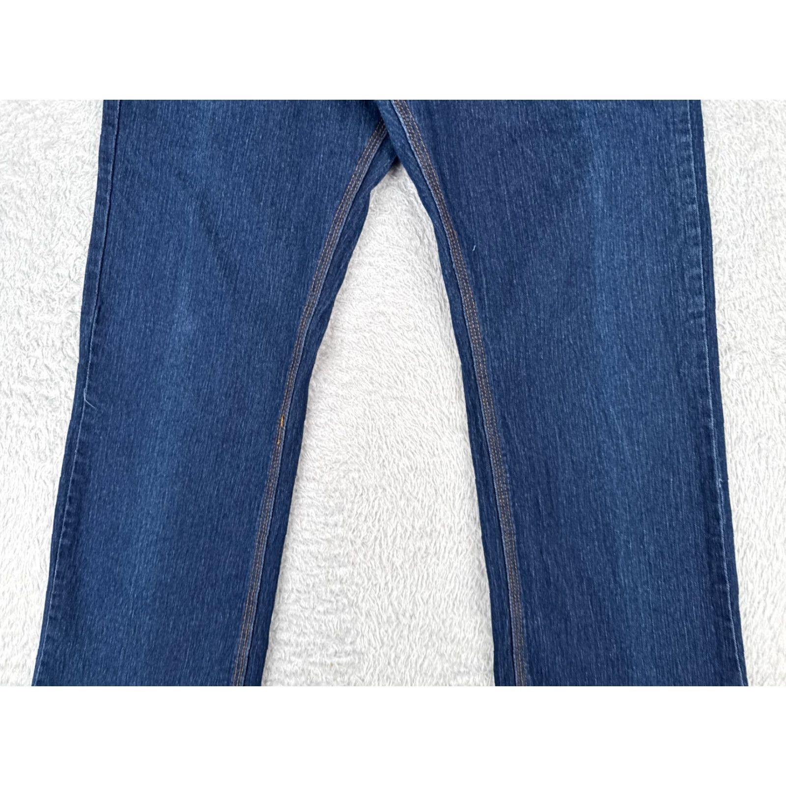 Vintage Victoria Jeans Womens Jeans Bootcut Mid Rise Blue Denim 31x28 10 Cotton Blend 5-Pocket Design Stretch Womens Size 32" / US 10 / IT 46 - 3 Thumbnail