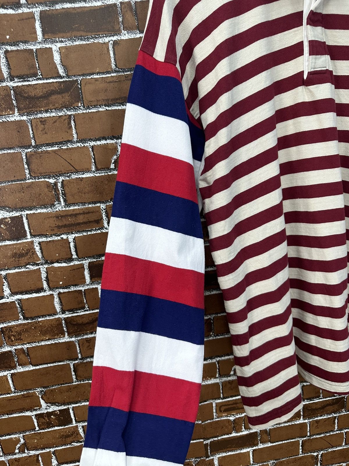 Columbia Rare Columbia knit Rugby Polo Made In Usa A912 Size US M / EU 48-50 / 2 - 2 Thumbnail