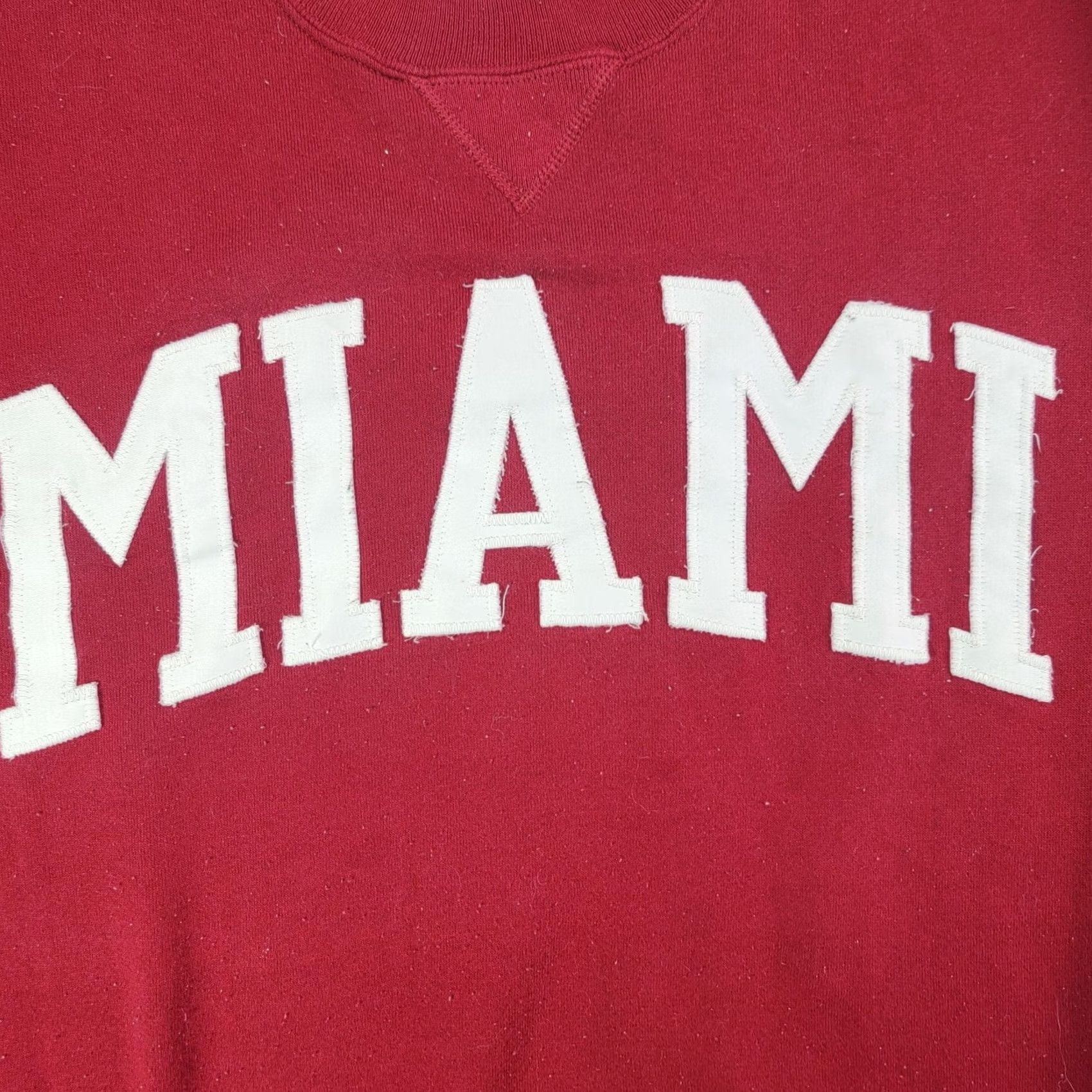 Russell Athletic VINTAGE Russell Athletic Sweatshirt Mens XL Red Miami Graphic Crewneck USA 90s Size US XL / EU 56 / 4 - 4 Thumbnail