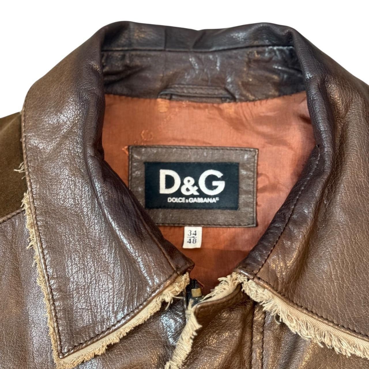 Dolce & Gabbana D&G Dolce & Gabbana Lamb Leather Vintage/Y2K Cowboy Jacket Size US M / EU 48-50 / 2 - 7 Thumbnail