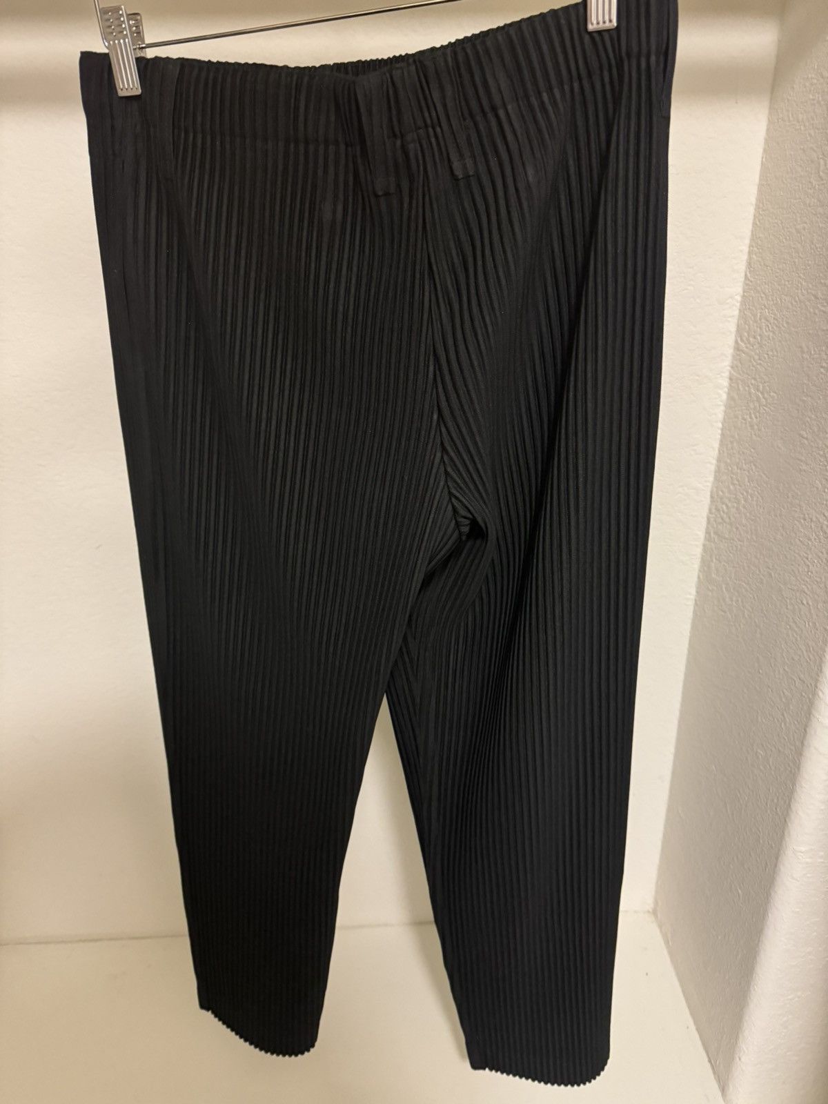 image of Homme Plisse Issey Miyake Black Jf150 - Straight Leg - Size 2, Men's