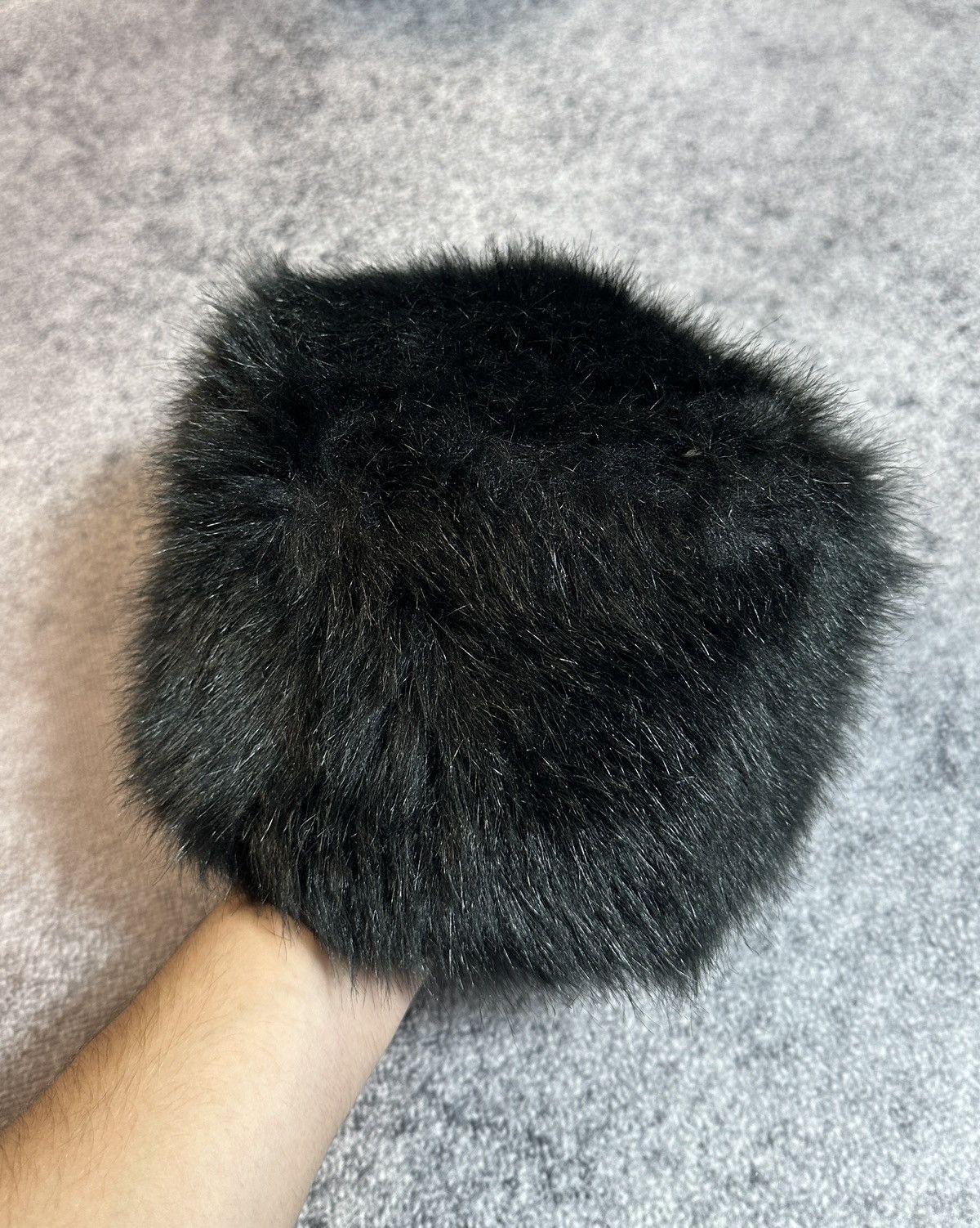 Other Y2K Vintage Fur Hat Streetwear Avant Garde Opium Style Rare Size ONE SIZE - 1 Thumbnail