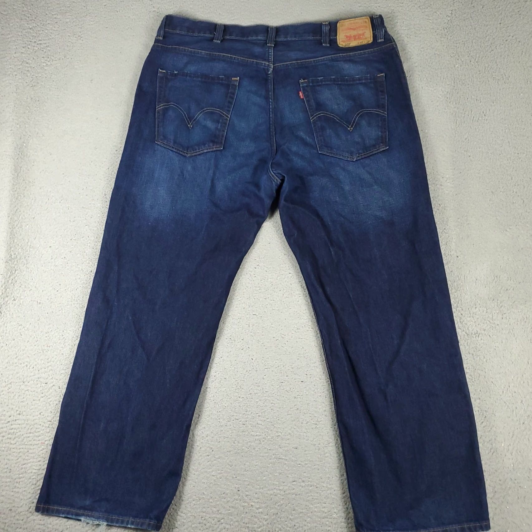 Levi's Levi's 569 Jeans Mens Regular 42x32 Blue Denim Loose Fit Pants Size US 42 / EU 58 - 4 Thumbnail