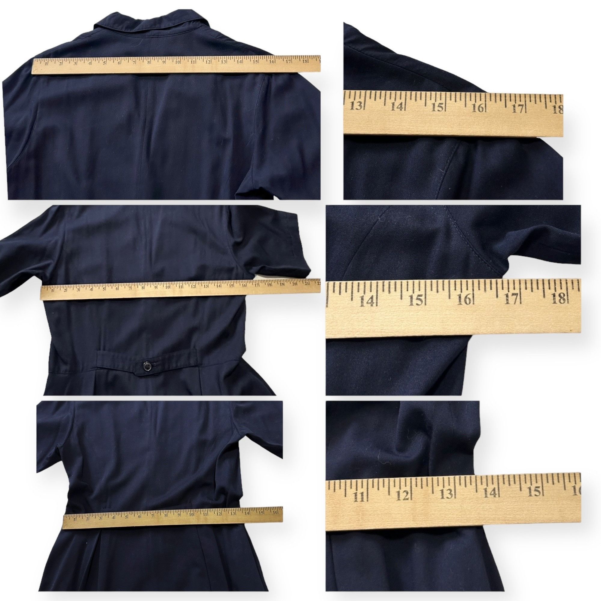 ATSURO TAYAMA × Japanese Brand × Vintage Vintage AT/Atsuro Tayama Blue A line Short Sleeve Midi Dress Size ONE SIZE - 14 Thumbnail