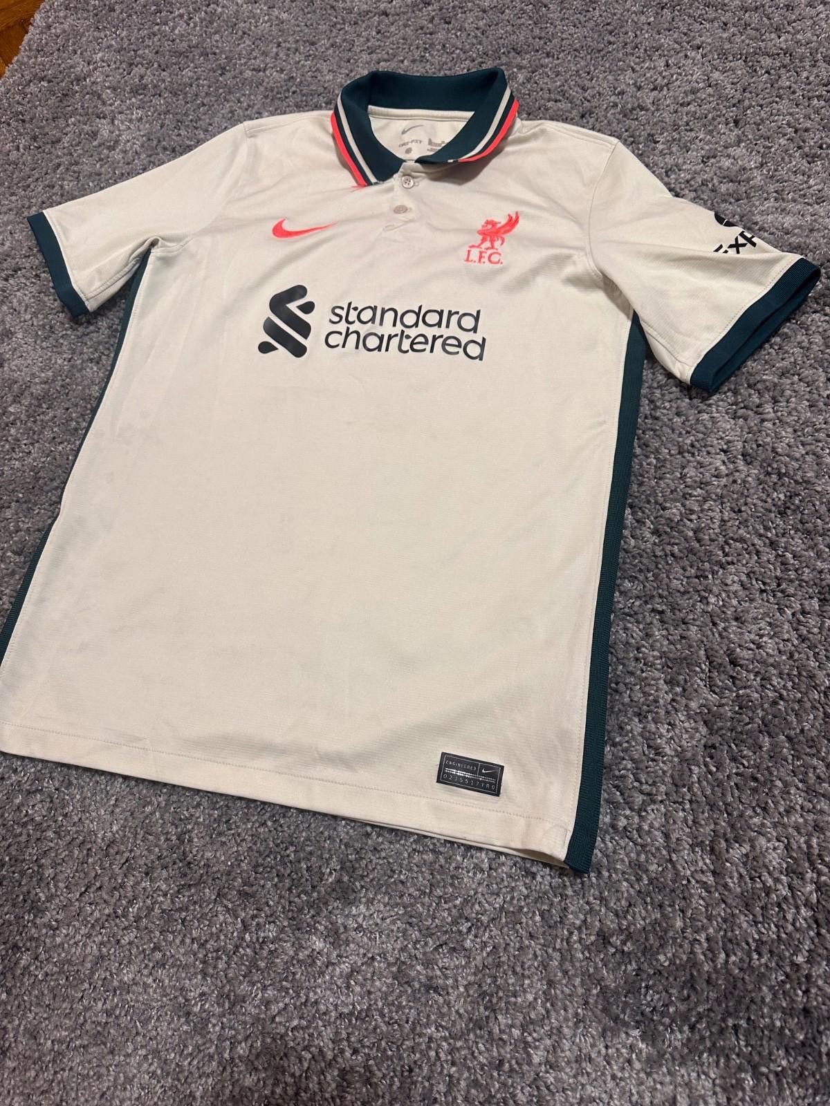 Nike #69 Elliot Liverpool FC 21/22 Away Football Shirt Jersey XL Size US XS / EU 42 / 0 - 2 Thumbnail