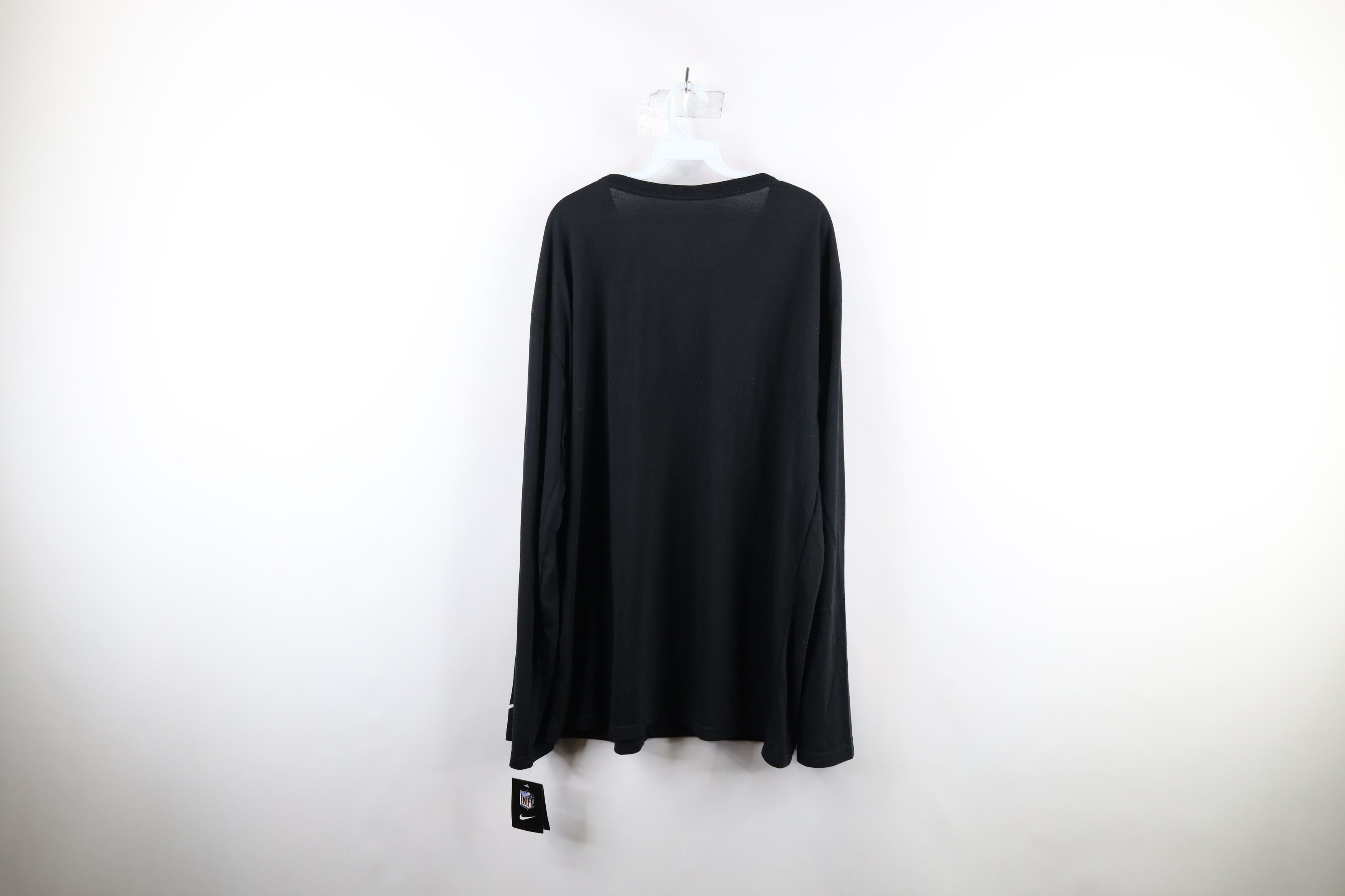 Nike × Vintage New Nike Detroit Lions Football Long Sleeve T-Shirt Black Size US XL / EU 56 / 4 - 10 Thumbnail