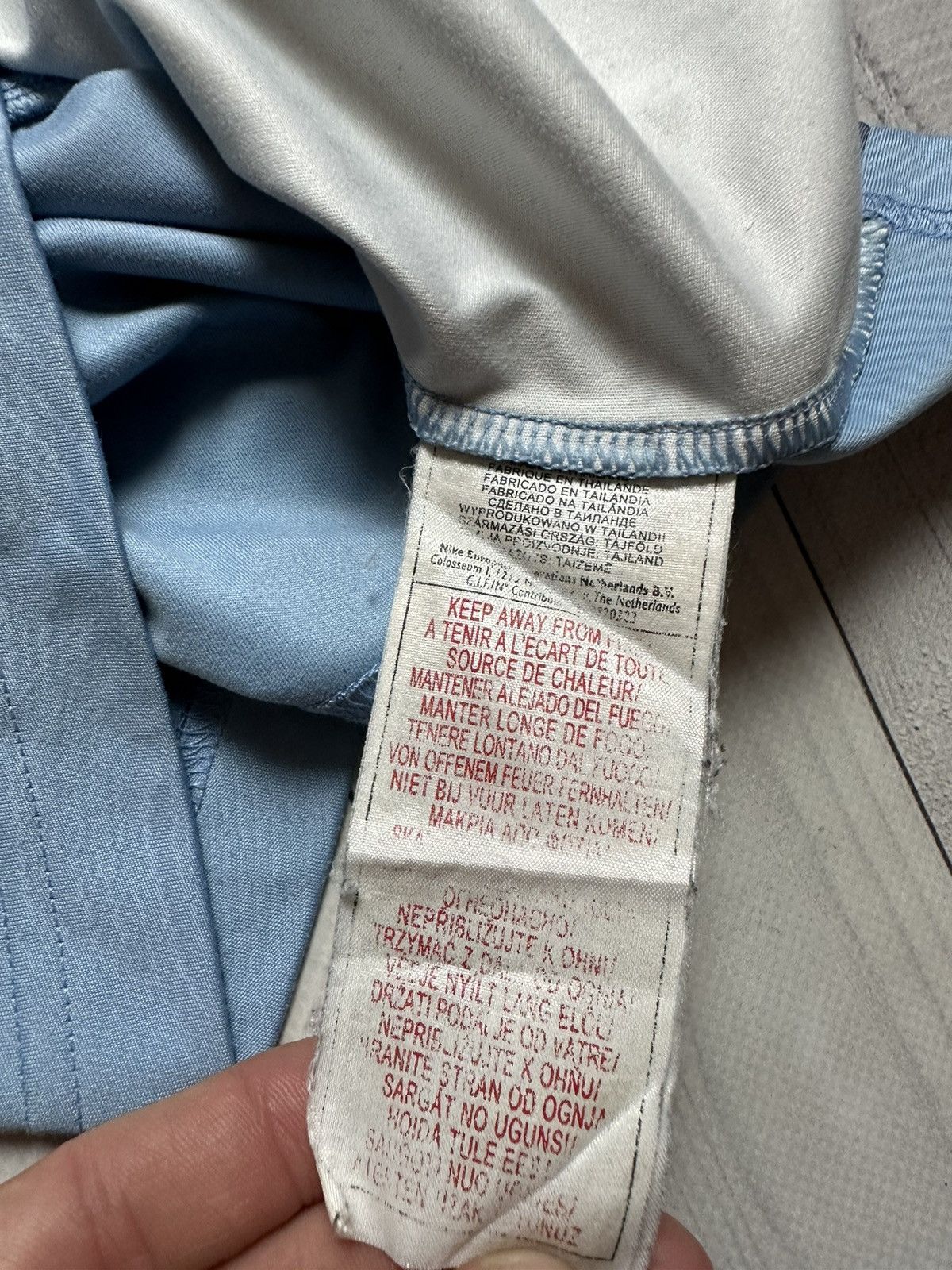 Nike × Vintage Vintage Nike Total 90 Soccer tee logo blue size M Size US M / EU 48-50 / 2 - 6 Thumbnail
