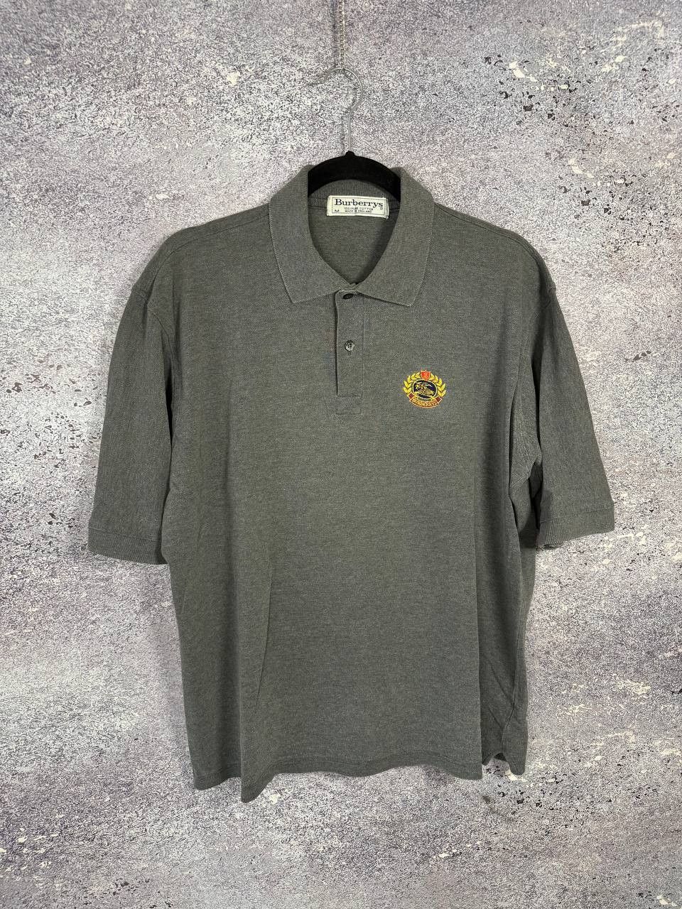 Burberry × Vintage Vintage Burberry Gray Polos Oldmoney Medium Size US M / EU 48-50 / 2 - 1 Thumbnail