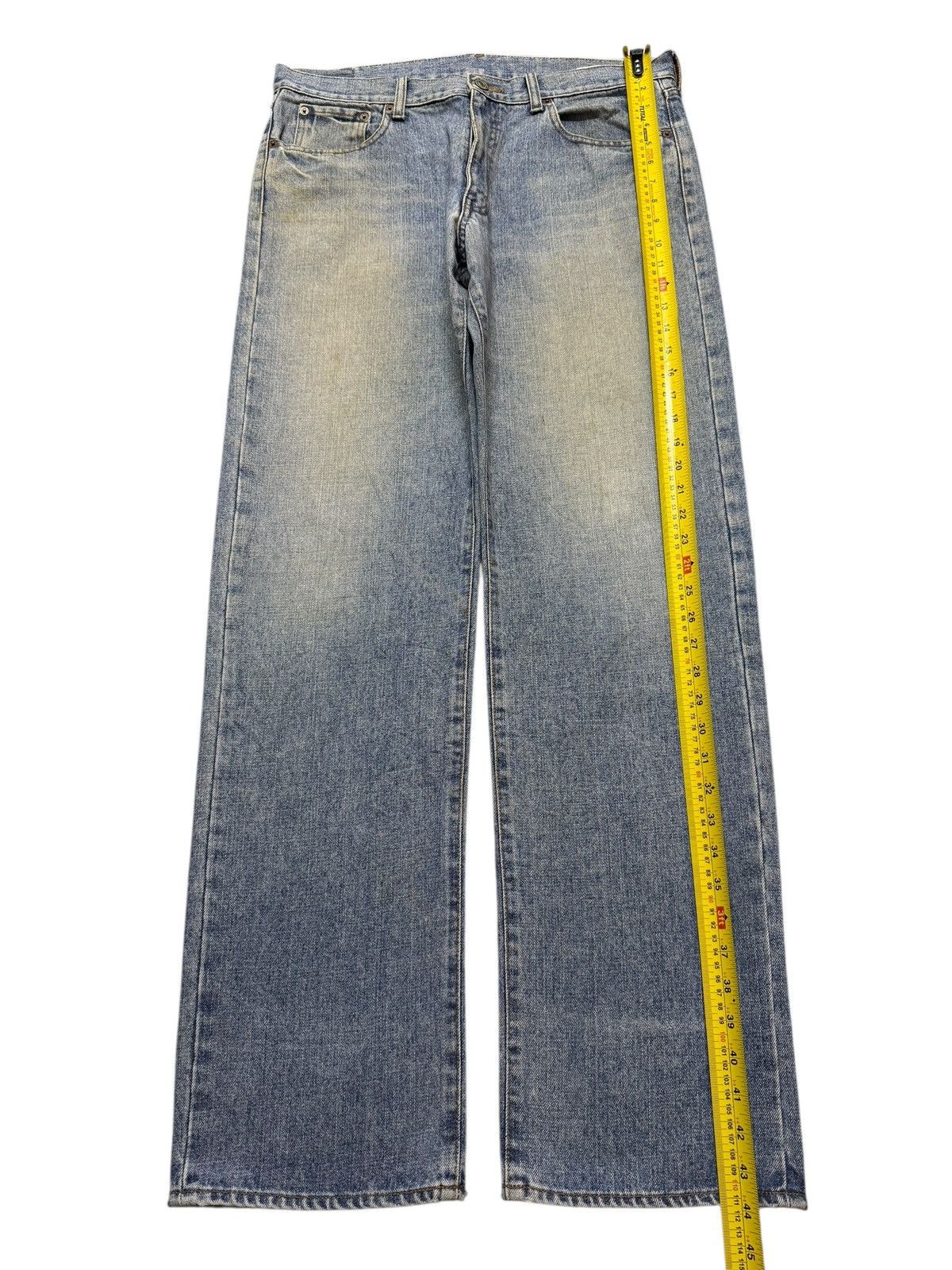 JNCO Vintage Y2K Japanese Brand Blue Mud Wash Faded Wide Leg Size US 34 / EU 50 - 10 Thumbnail