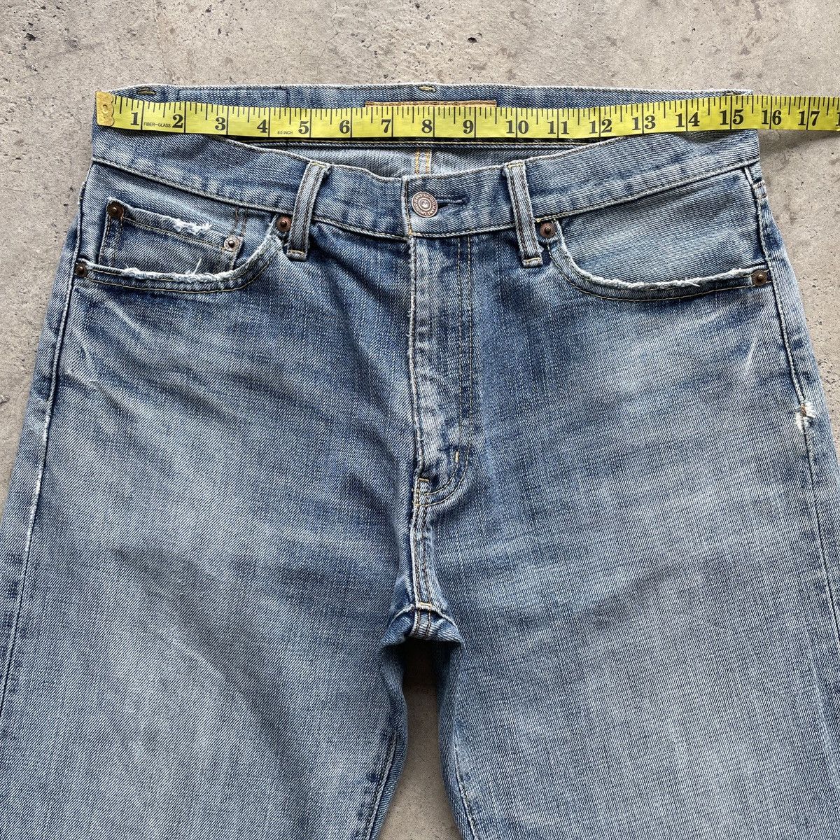 Japanese Brand W31💥 Vintage Japanese Brand 🇯🇵 Faded Denim Pants Jeans Size US 31 - 5 Thumbnail