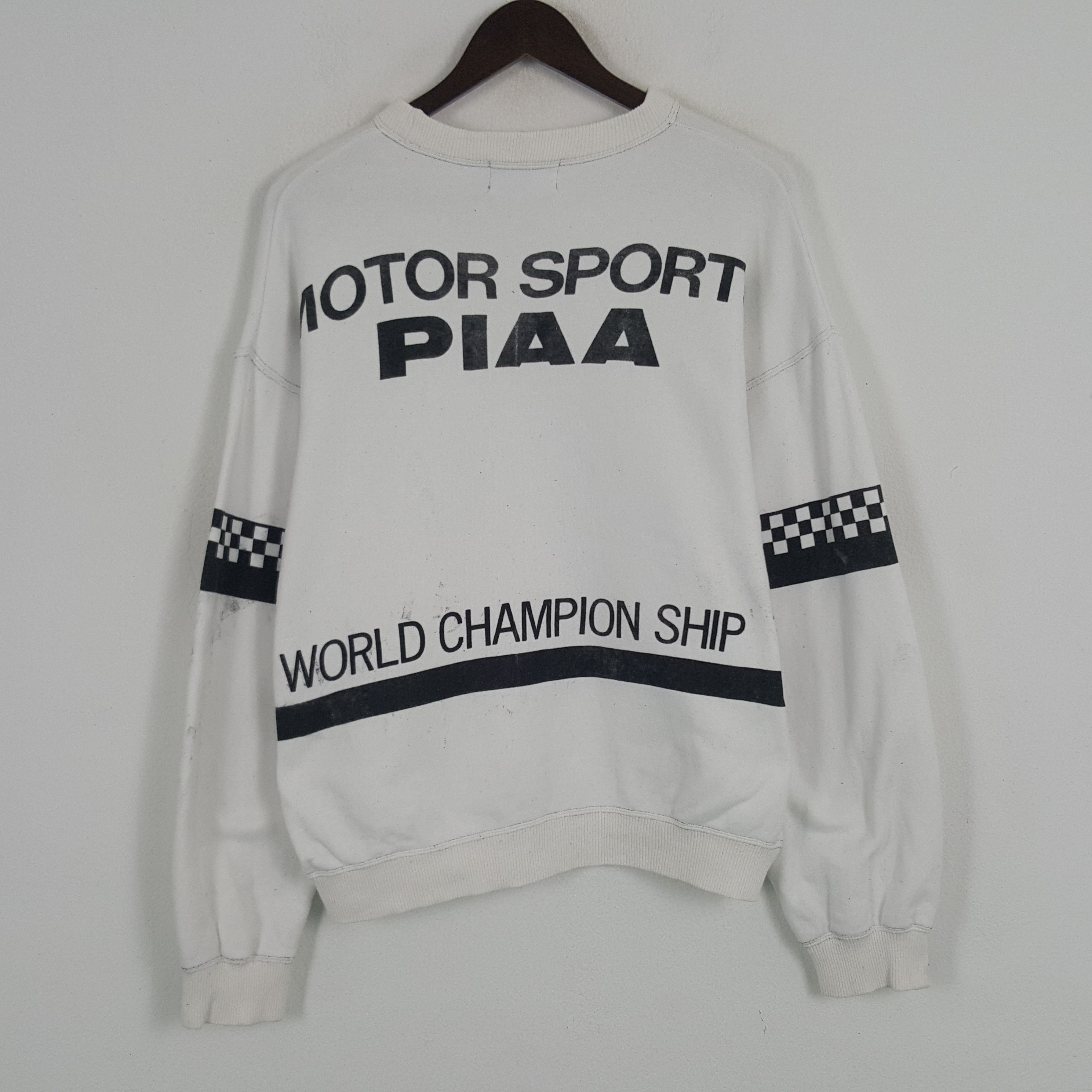 Vintage Vintage Motosport PIAA Racing Sport Sweatshirt Size US L / EU 52-54 / 3 - 3 Thumbnail