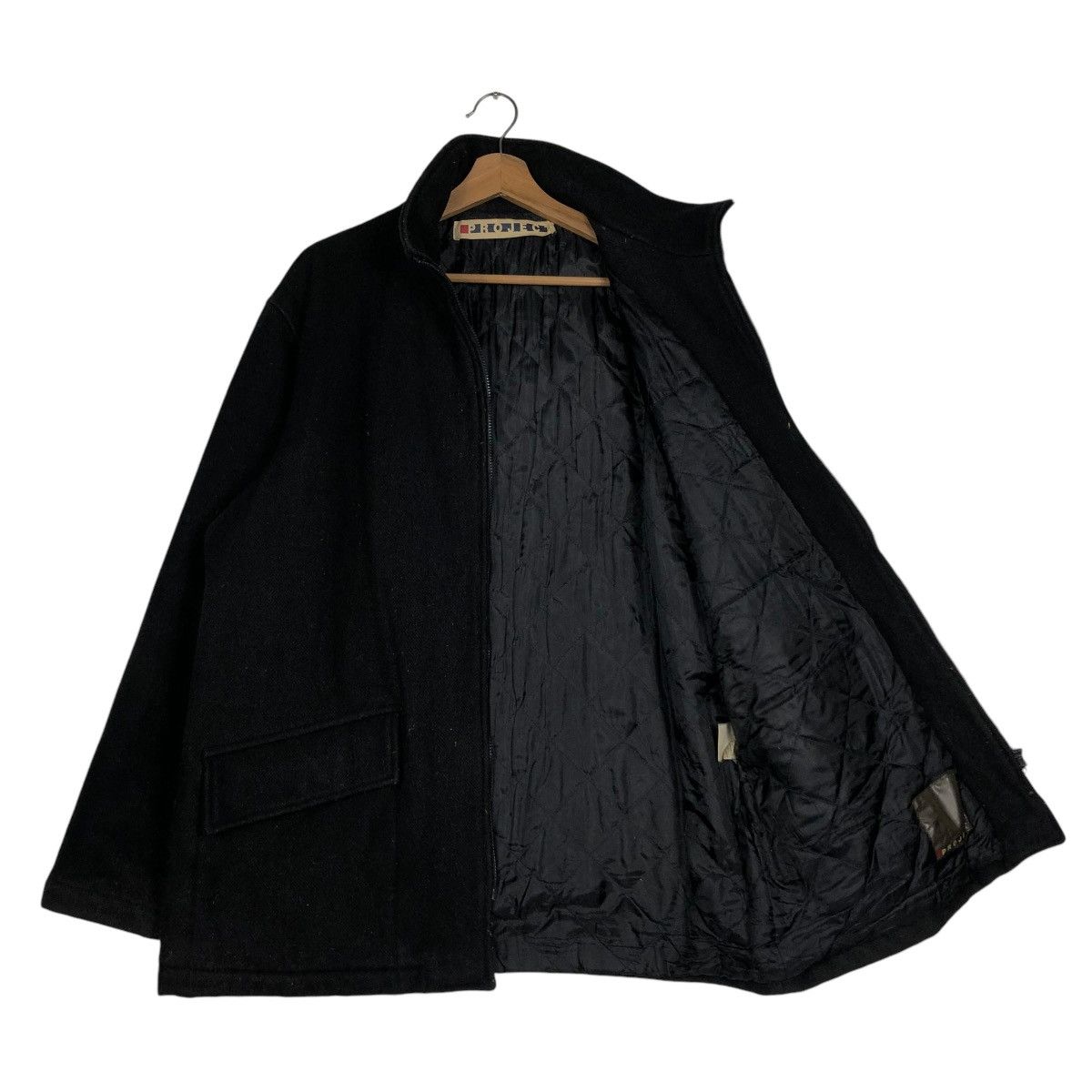 Japanese Brand 🔥HEAVY ZIPPER WOOL JACKET PROJECT ISSEY MIYAKE Size US L / EU 52-54 / 3 - 13 Thumbnail