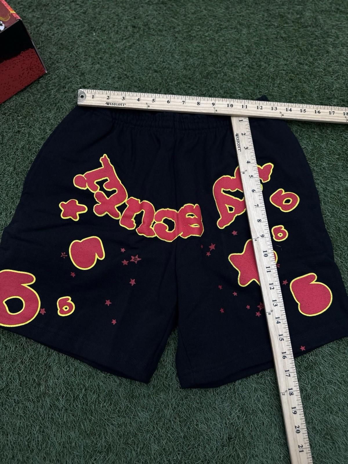 Sp5der Sp5der OG Web V2 Phantom Sweatshort “Black Red” 2025 (Small) Size US 30 / EU 46 - 6 Thumbnail