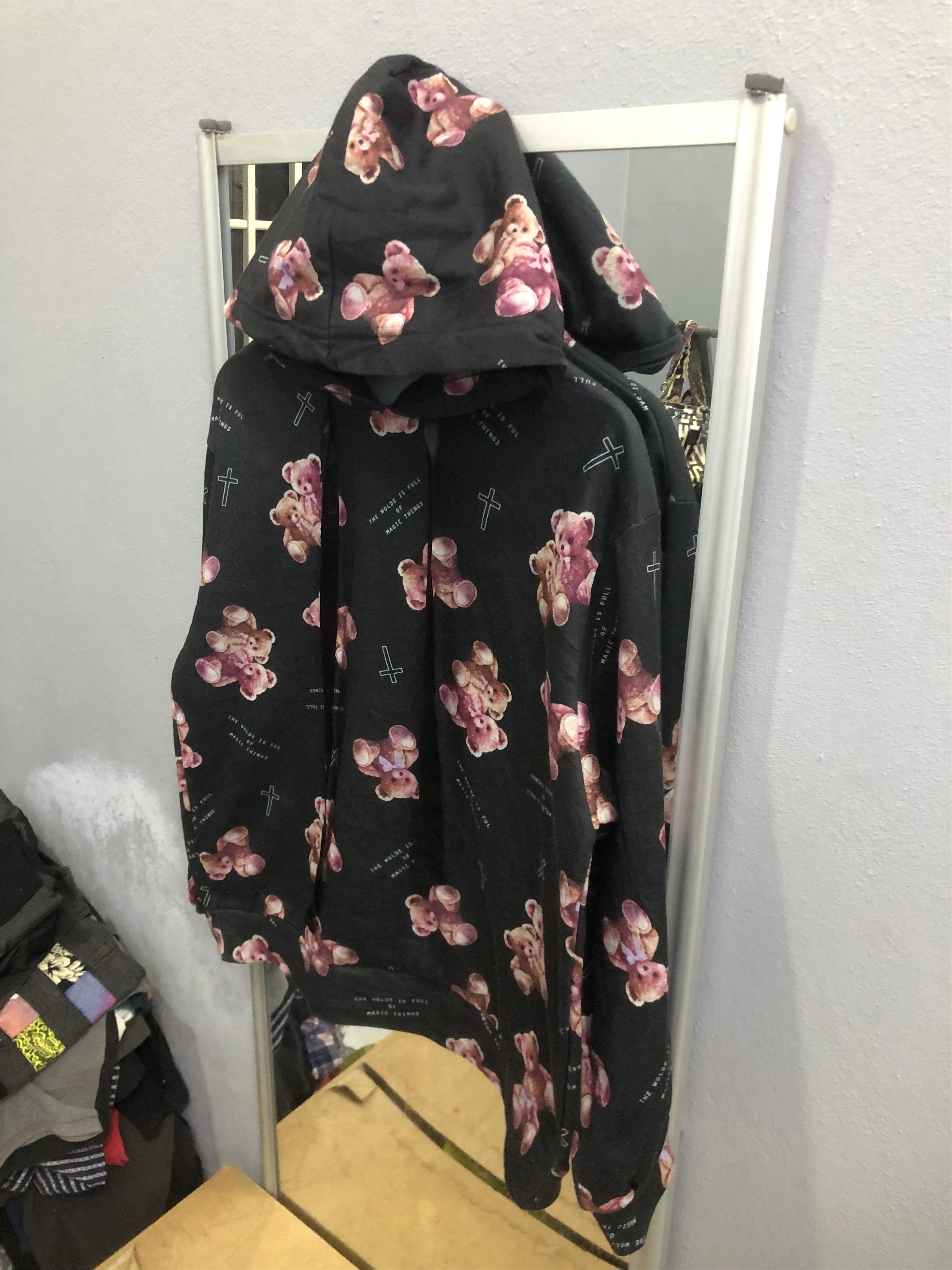 Japanese Brand Chip Clip Teddy Bear All Over Print Hoodie Japan Size M / US 6-8 / IT 42-44 - 2 Thumbnail