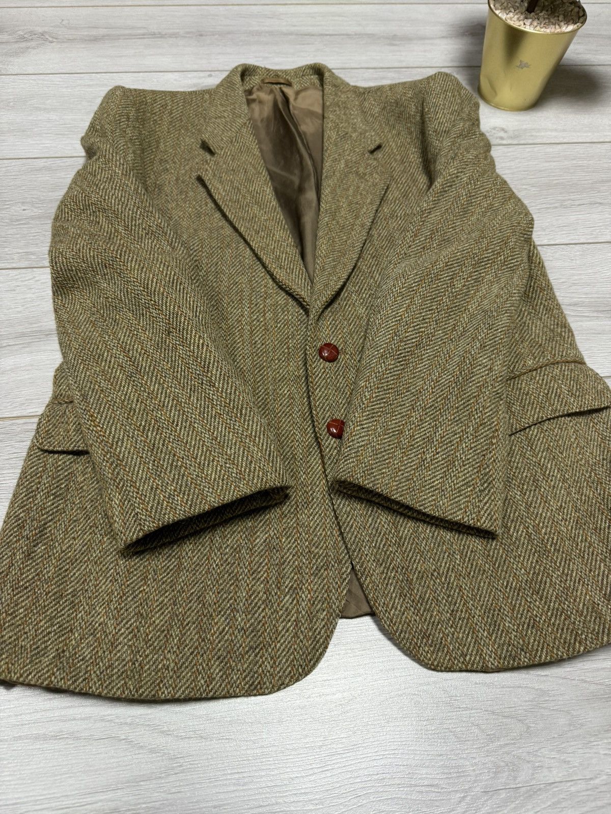 Harris Tweed Harris Tweed handwoven scotland blazer jacket wool tuxedo Size 42R - 8 Thumbnail