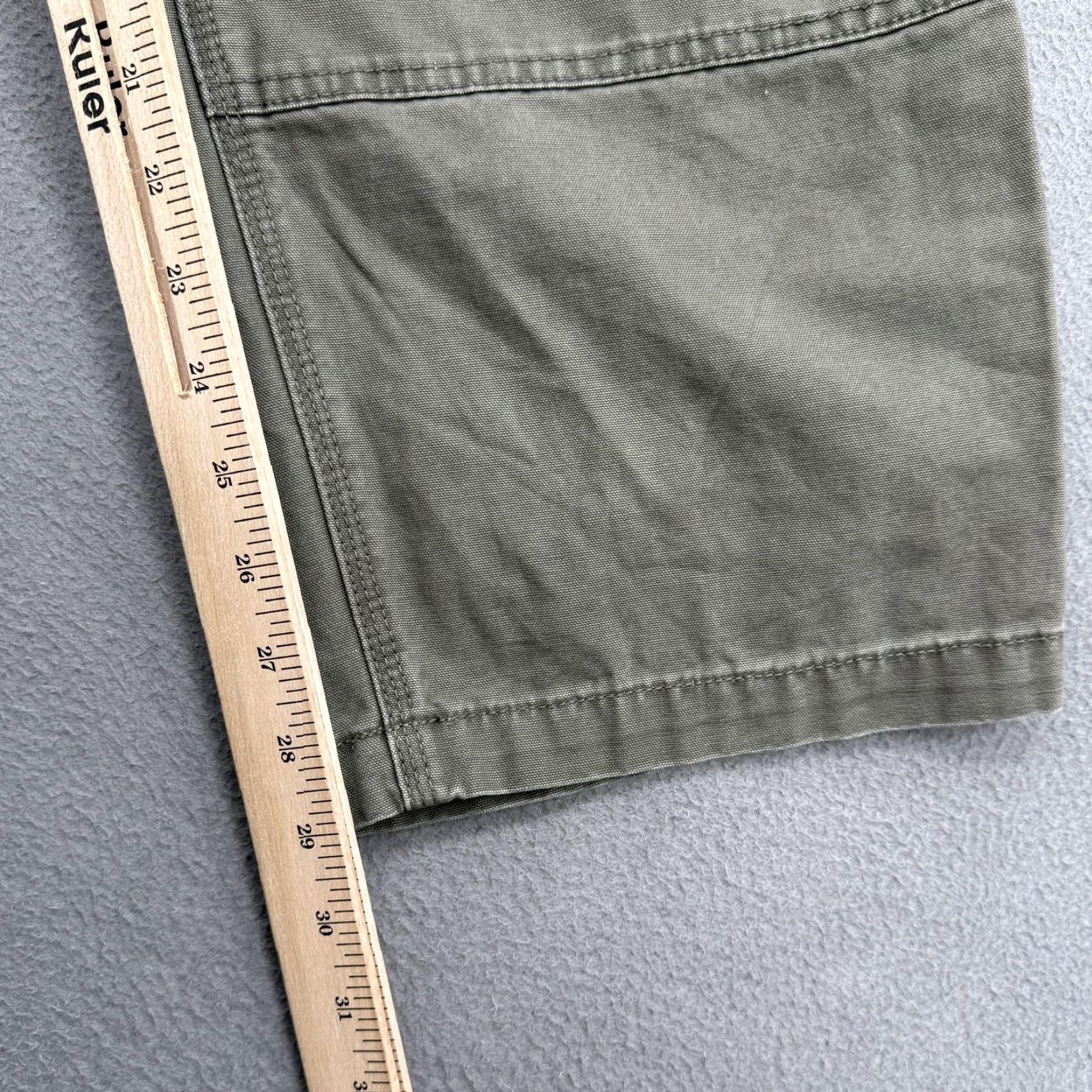 Harley Davidson Harley-Davidson Pants Mens 40x30 Green Canvas Utility Carpenter Workwear Casual Size US 40 / EU 56 - 6 Thumbnail