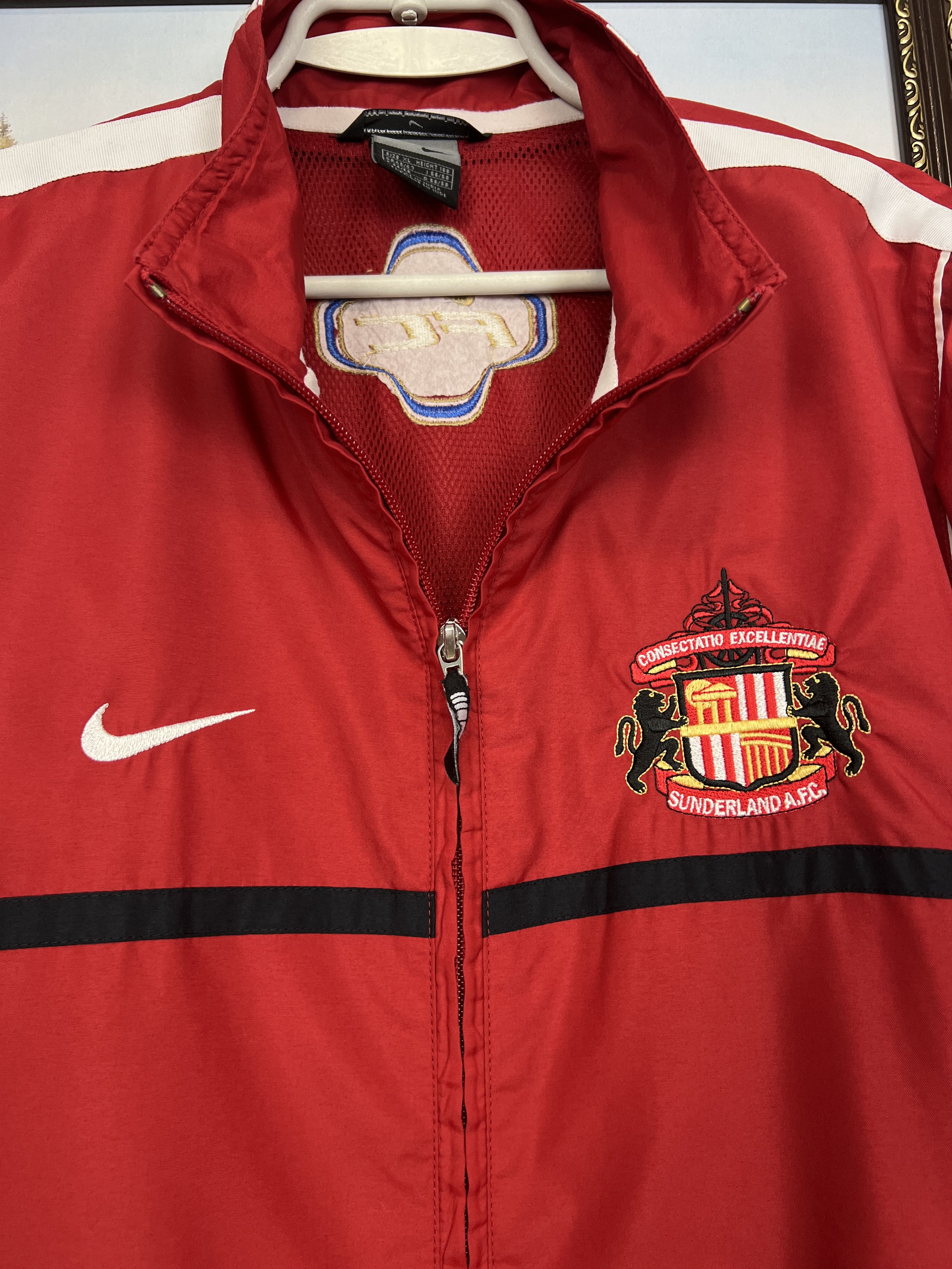 Nike Vintage Nike Sunderland Football Jacket Soccer Track Top Size US XL / EU 56 / 4 - 3 Thumbnail