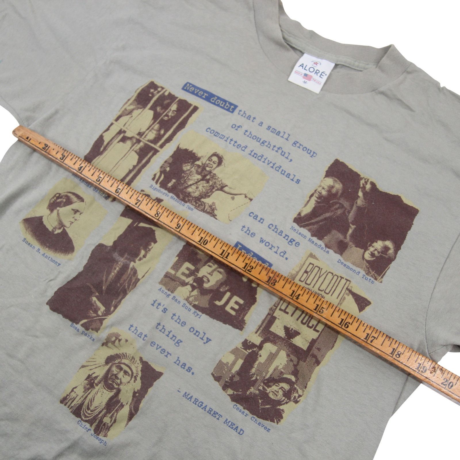 Vintage Vintage Figures Who Changed The World Graphic T Shirt Size US M / EU 48-50 / 2 - 4 Thumbnail