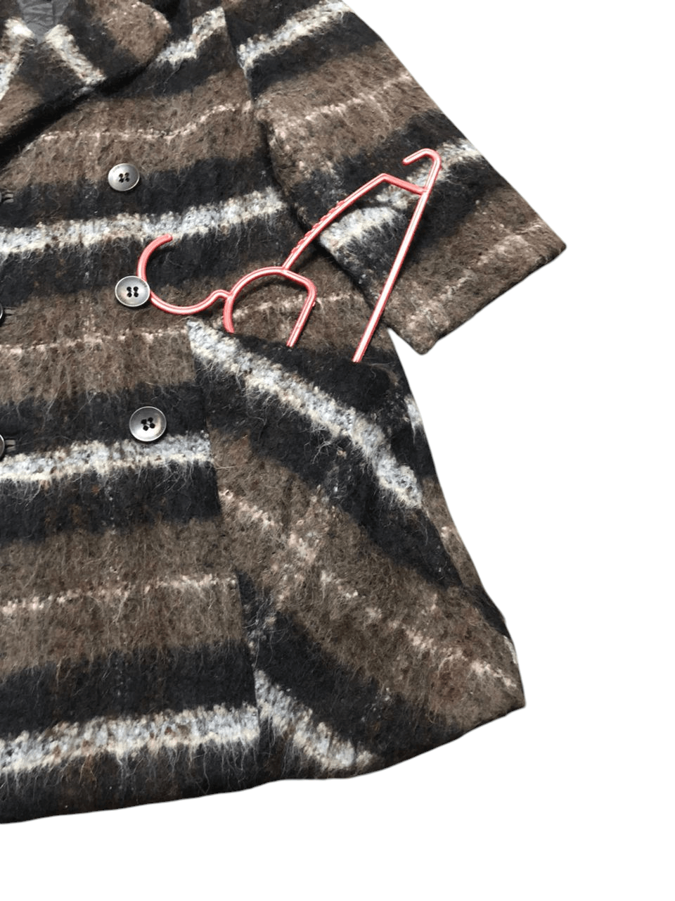 Diesel Diesel Checked Mohair Double Breasted Overcoat Size XS / US 0-2 / IT 36-38 - 11 Thumbnail