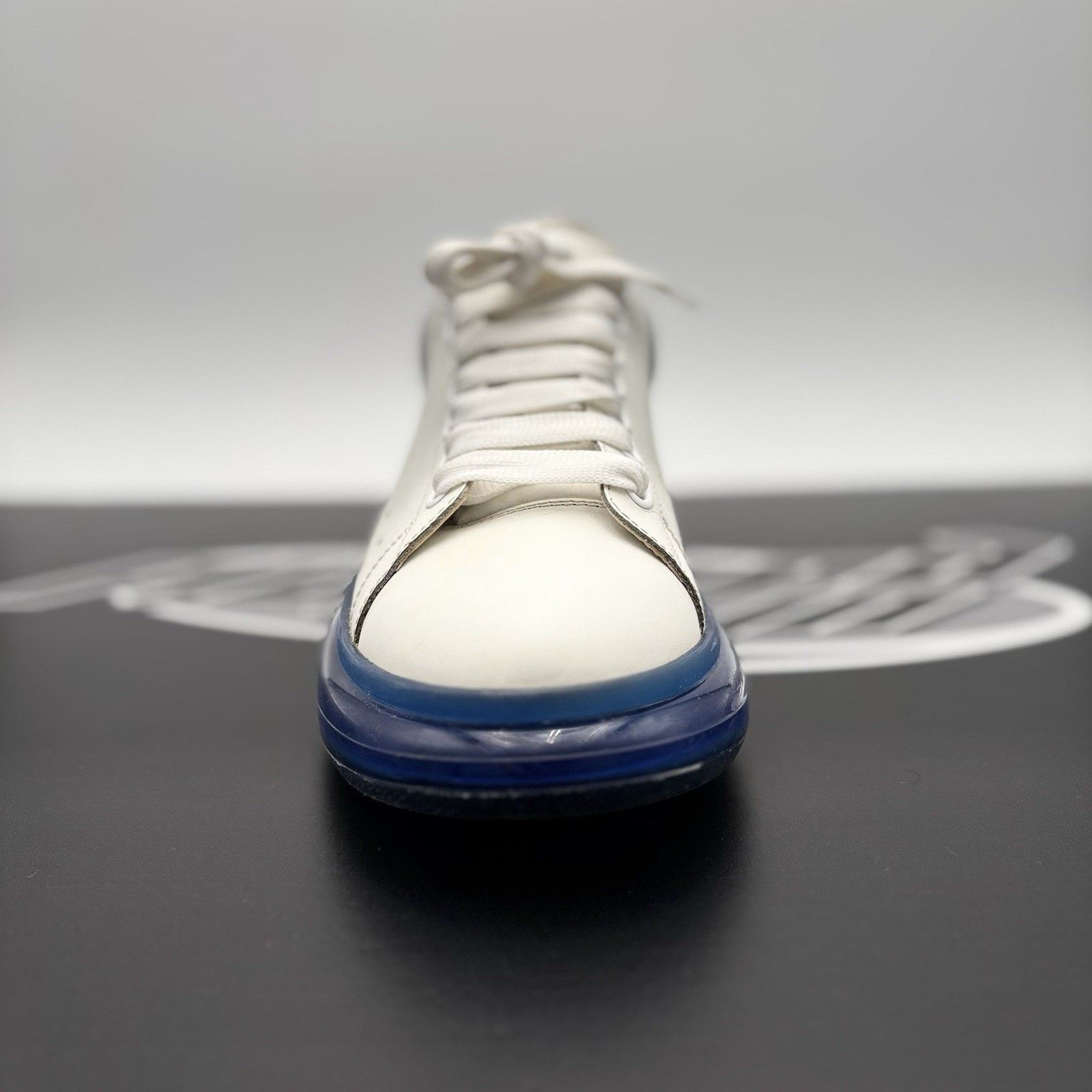 Alexander McQueen Alexander McQueen ' White, Blue Bottoms ' | GOOD CONDITION! Size US 10 / EU 43 - 6 Thumbnail