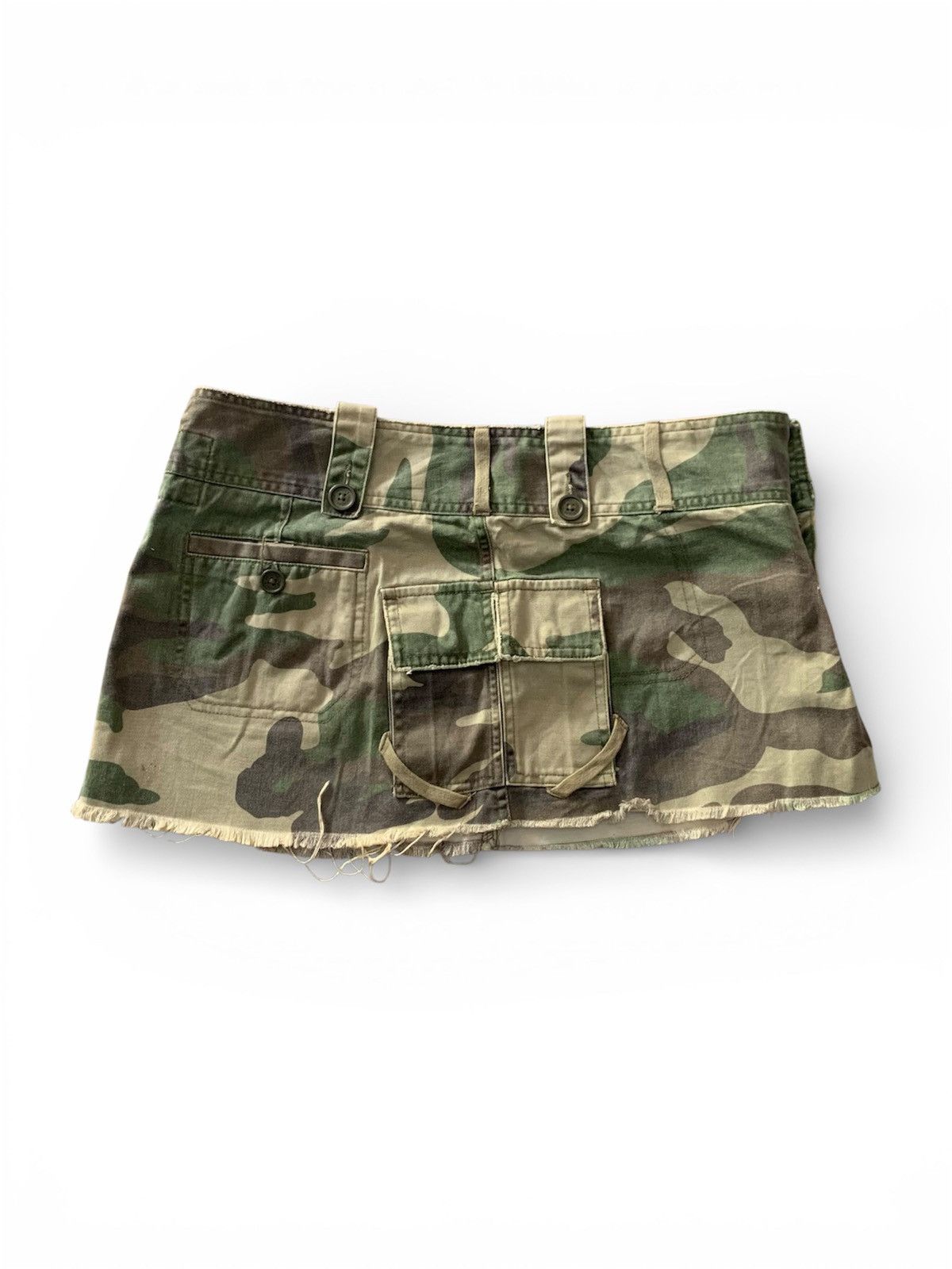 Vintage vintage abercrombie cargo mini skirt Size 27" / US 4 / IT 40 - 2 Thumbnail