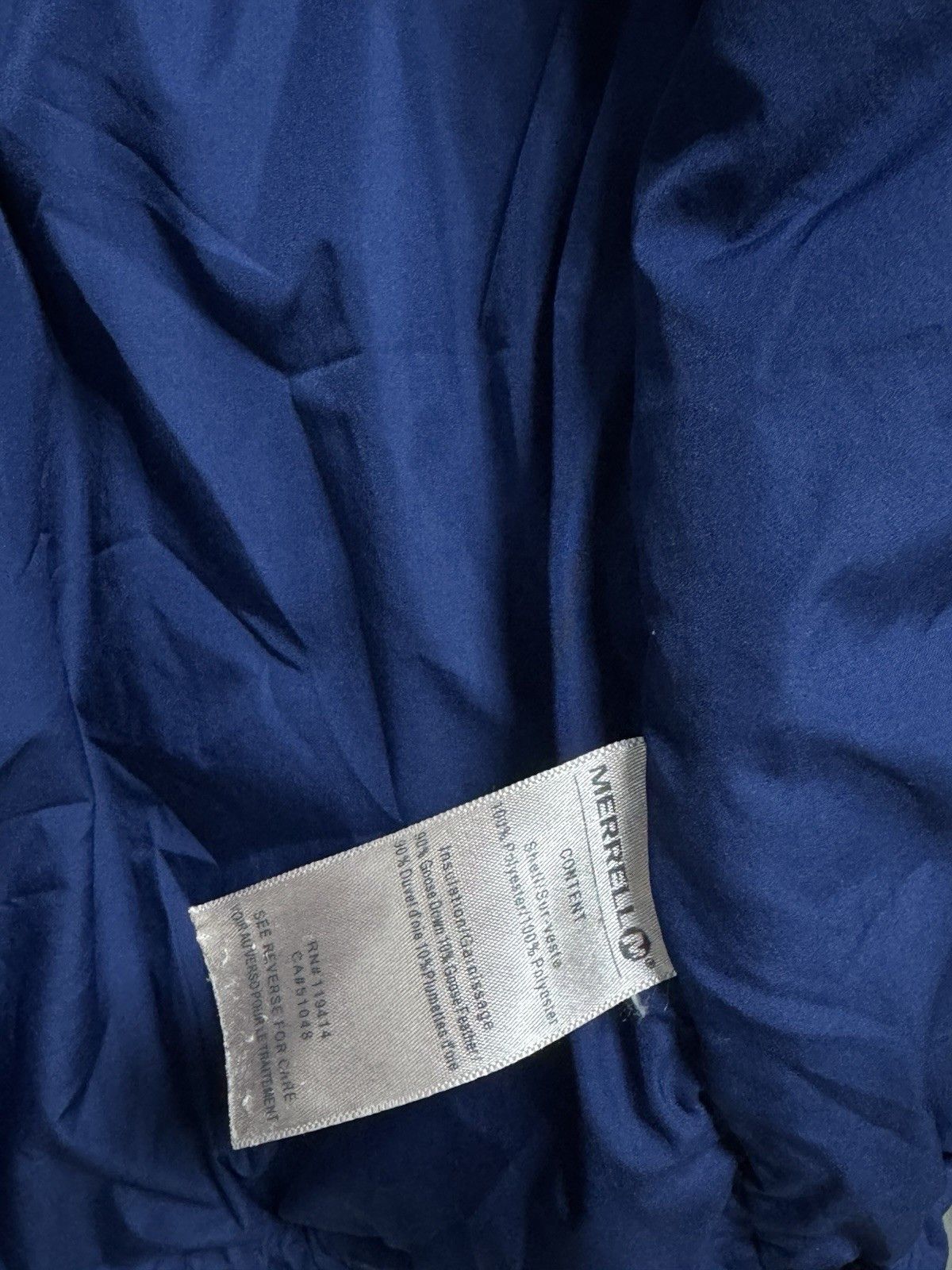 Merrell Merrell Down Puffer Outdoor Navy Blue Jacket Size US L / EU 52-54 / 3 - 9 Thumbnail