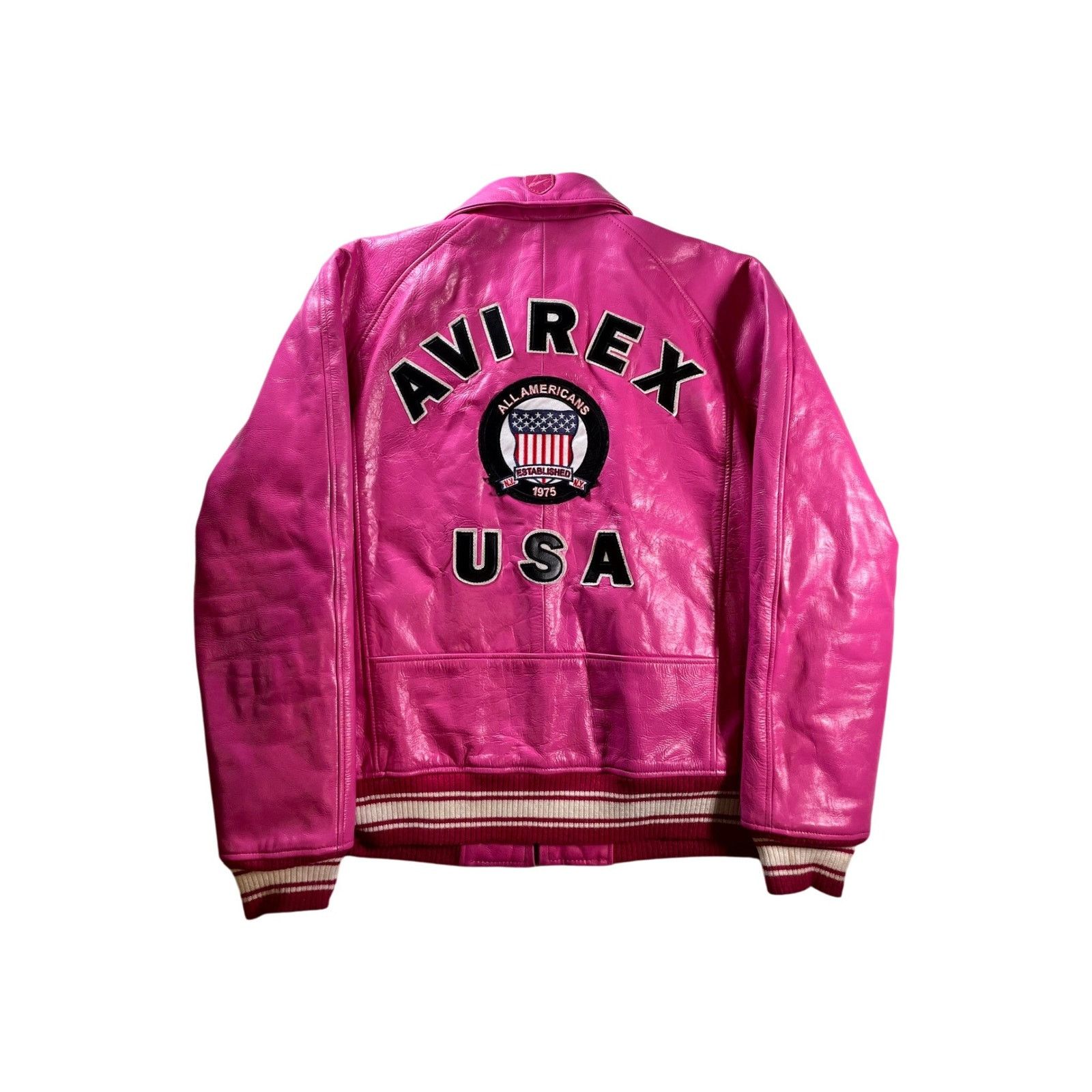 Avirex Avirex "Varsity" Pink Jacket Size US XXL / EU 58 / 5 - 2 Thumbnail
