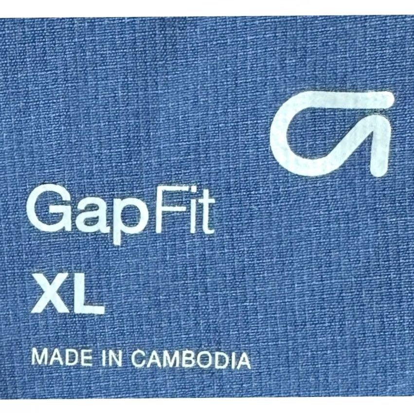 Vintage GapFit Mens XL Blue Active Ripstop Athletic Stretch Waist Drawstring Shorts Size US 36 / EU 52 - 4 Thumbnail