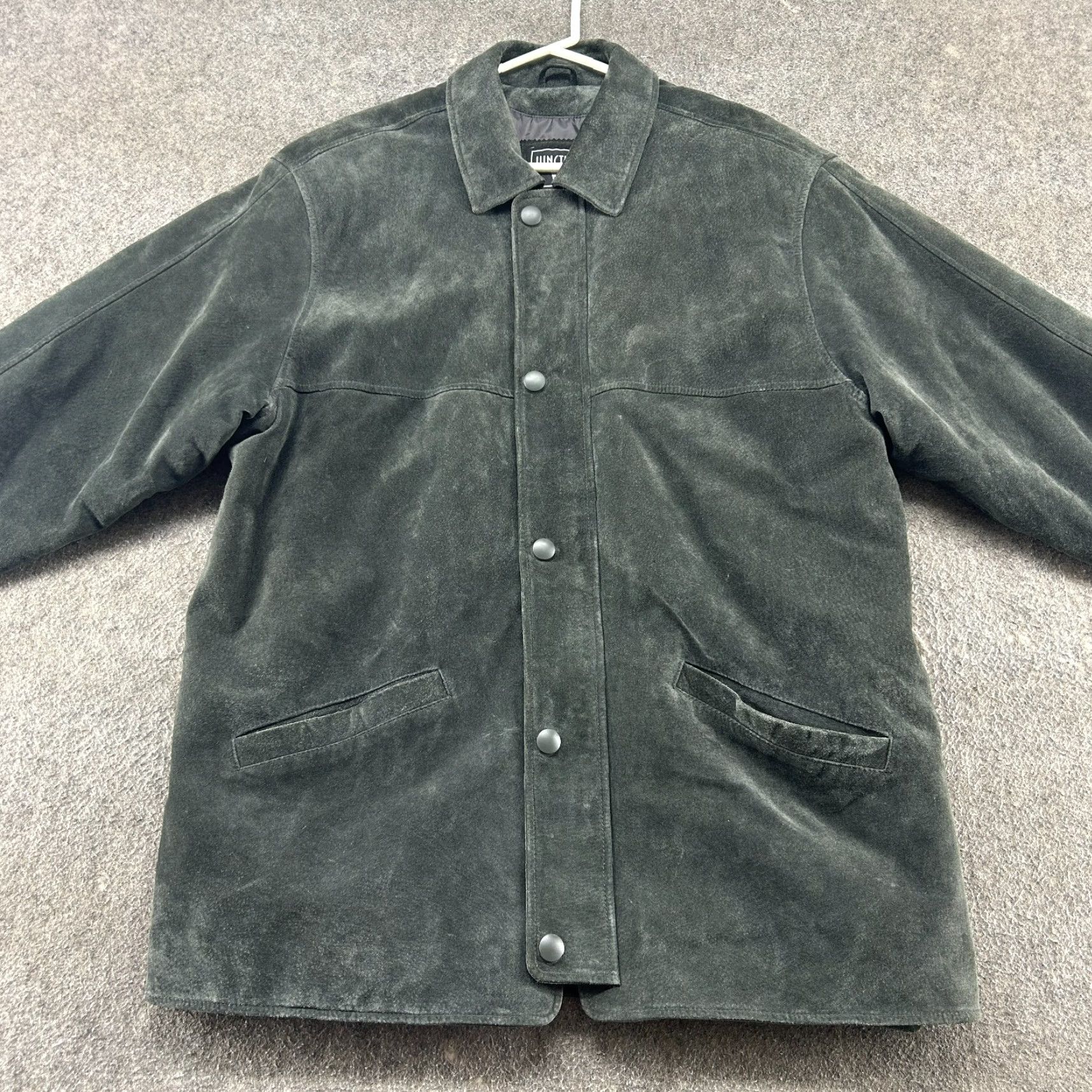 Vintage VINTAGE Junction West Jacket Mens L Black Genuine Leather Suede Lined Chore 90s Size US L / EU 52-54 / 3 - 3 Thumbnail