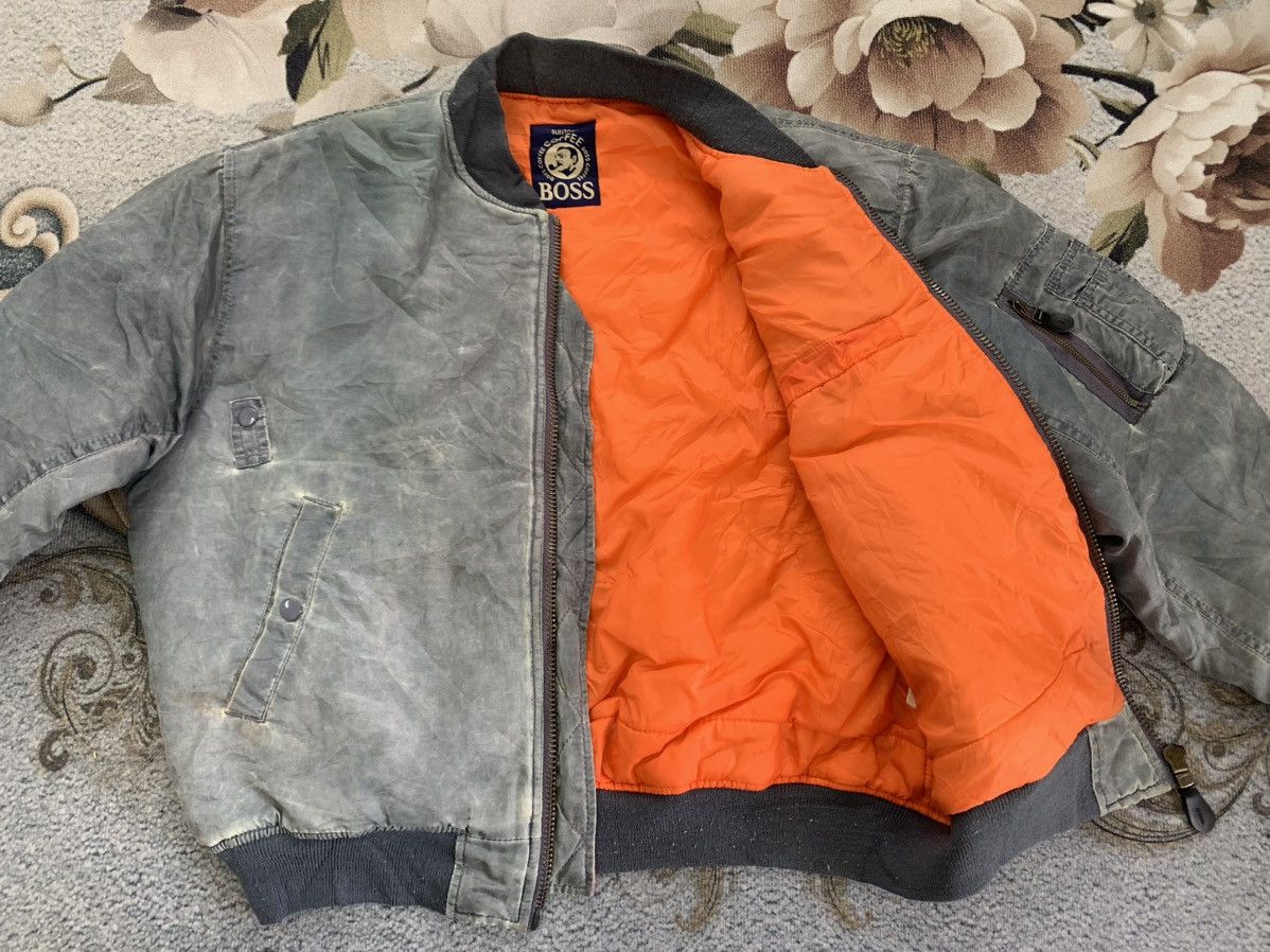 Japanese Brand Vtg Suntory Coffee Boss Coffee Bomber Jacket Size US L / EU 52-54 / 3 - 8 Thumbnail