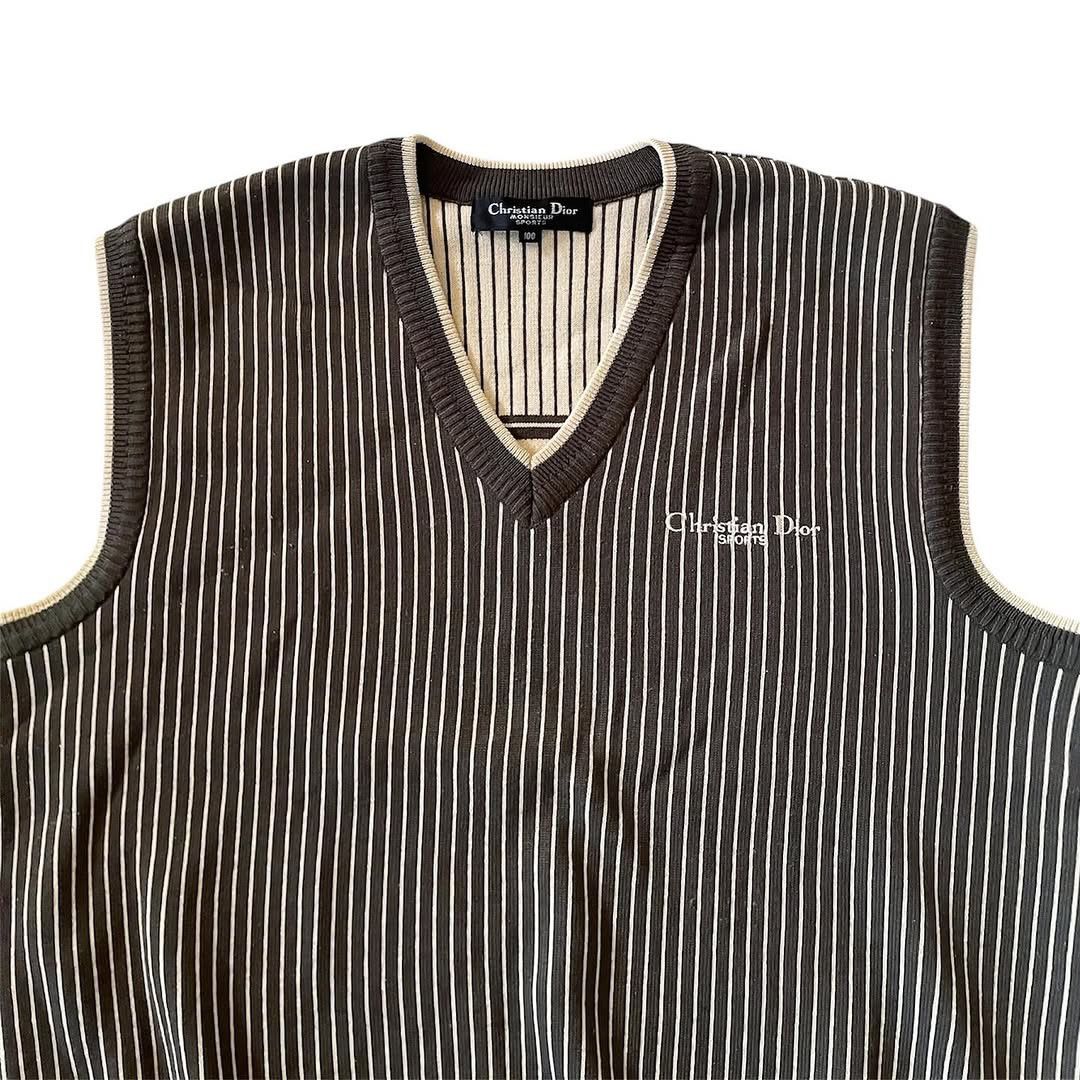 Christian Dior Monsieur 🛒SENDOFFER🛒Vintage 90’s Christian Dior Monsieur Knit Vest Size US L / EU 52-54 / 3 - 5 Thumbnail