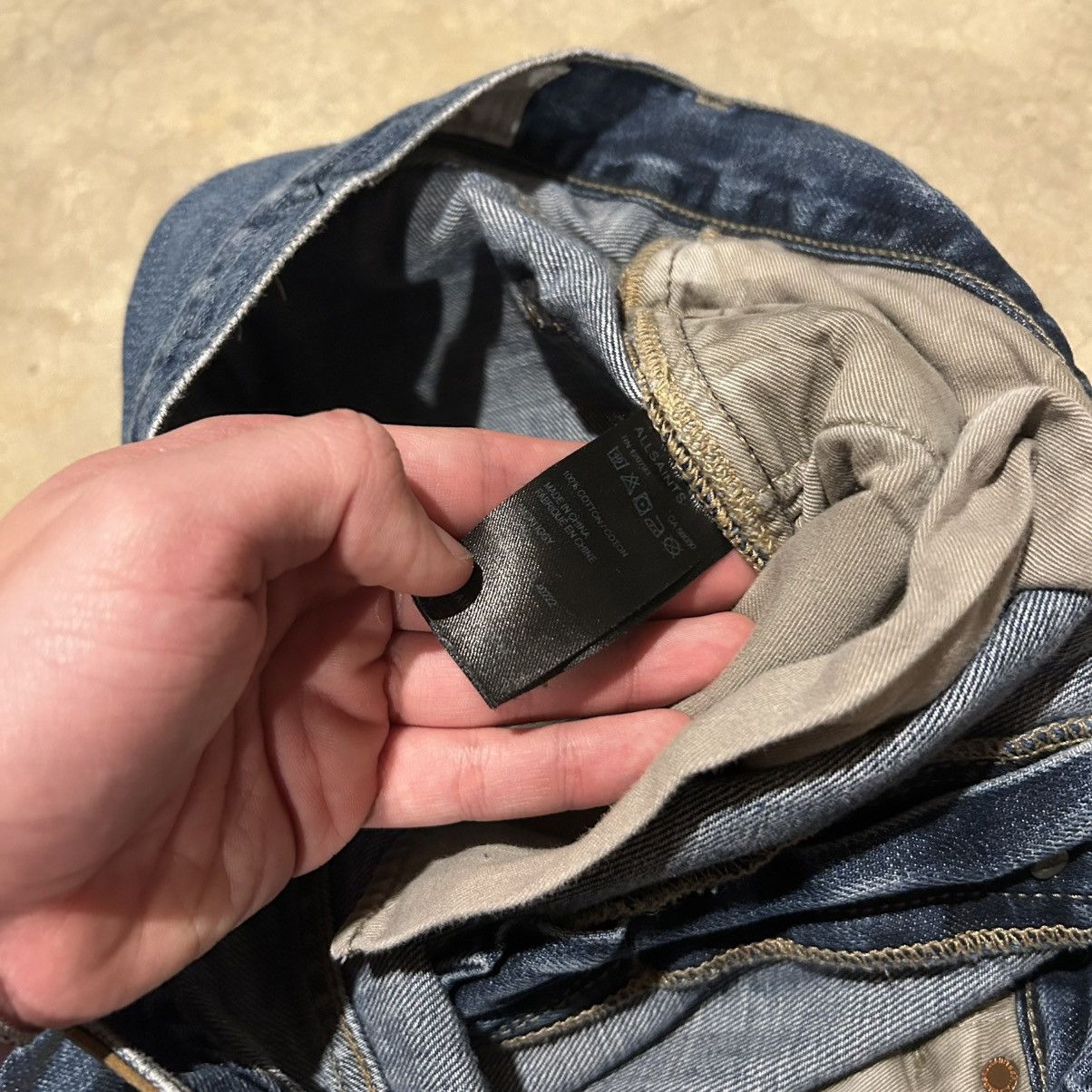Allsaints × Japanese Brand AllSaints Iggy Faded Slim Indigo Jeans Essential Size US 32 / EU 48 - 6 Thumbnail
