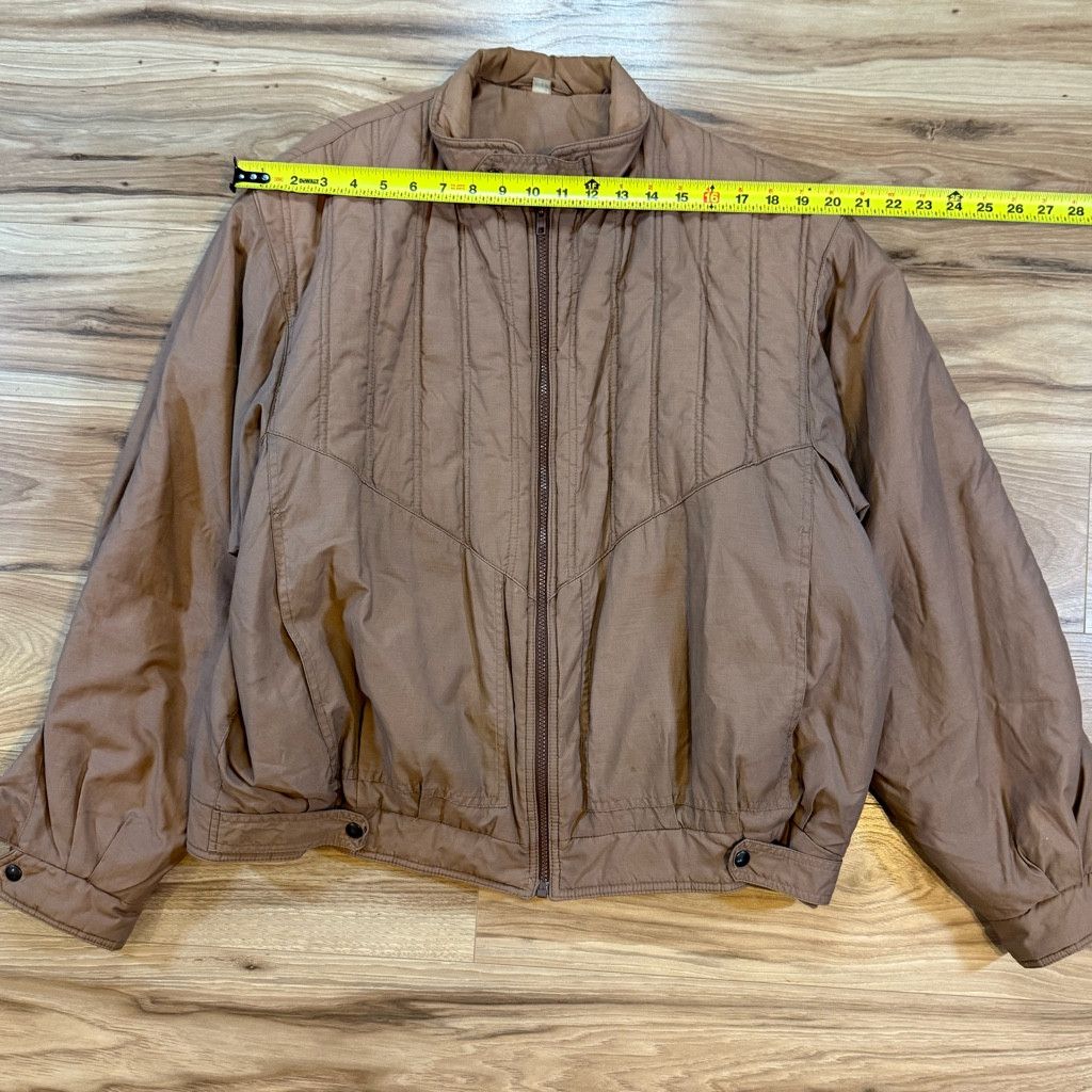 No Fear Conte di Roma Men’s Brown Quilted Jacket Italy XL Size US XL / EU 56 / 4 - 3 Thumbnail