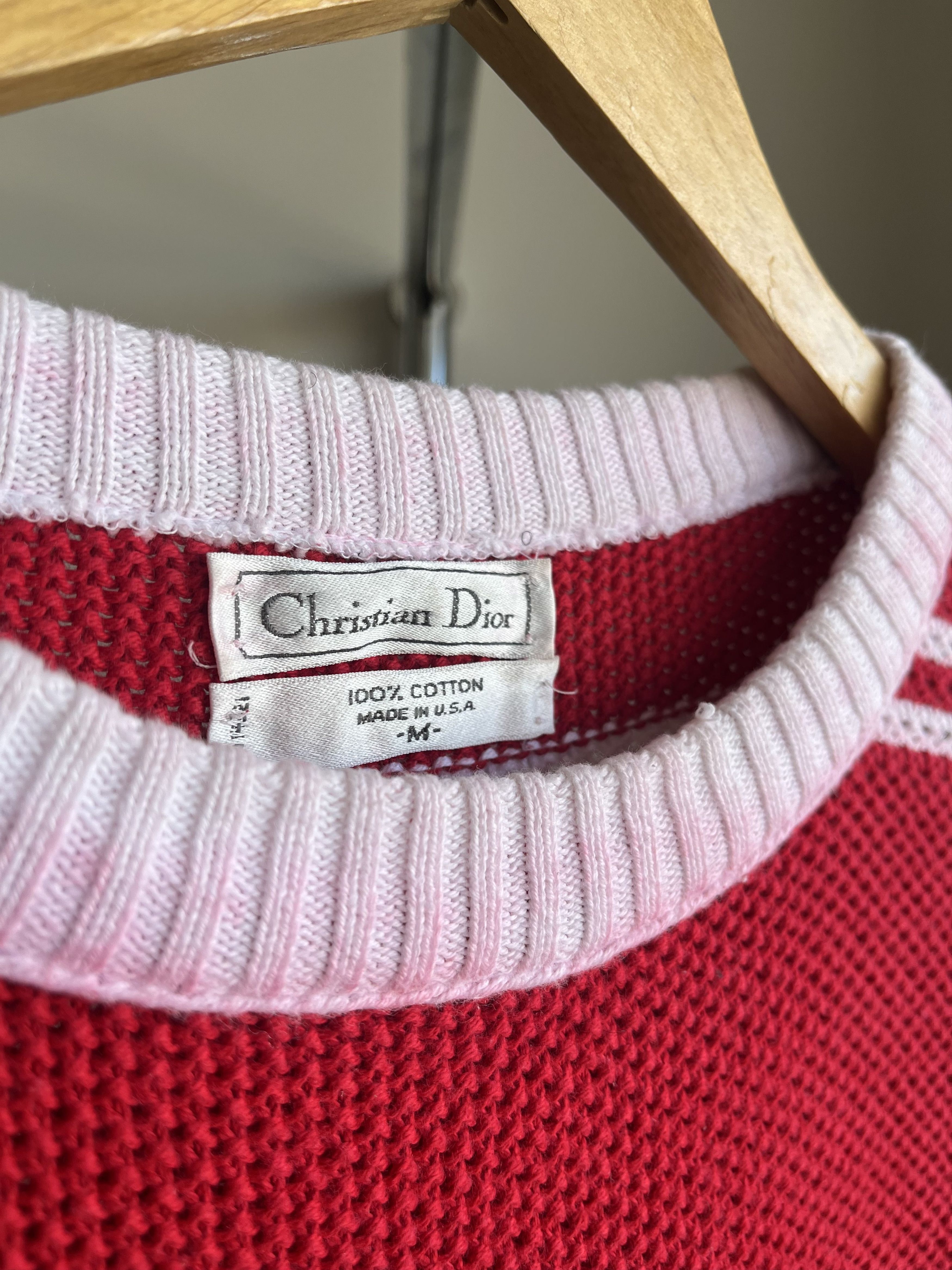 Dior Vintage Christian Dior Knit Sweater Size US M / EU 48-50 / 2 - 2 Thumbnail