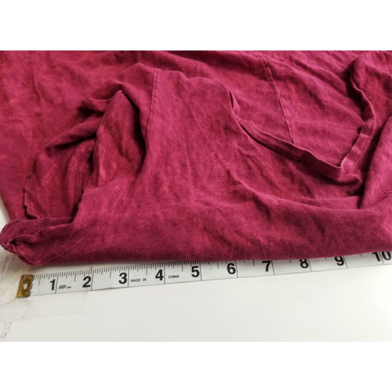 Vintage Kimchi Blue Tank Top Burgundy Ruffle Short Sleeve Size Medium Made In USA Crop Top Blouse Sleeveless Cropped Size M / US 6-8 / IT 42-44 - 7 Thumbnail