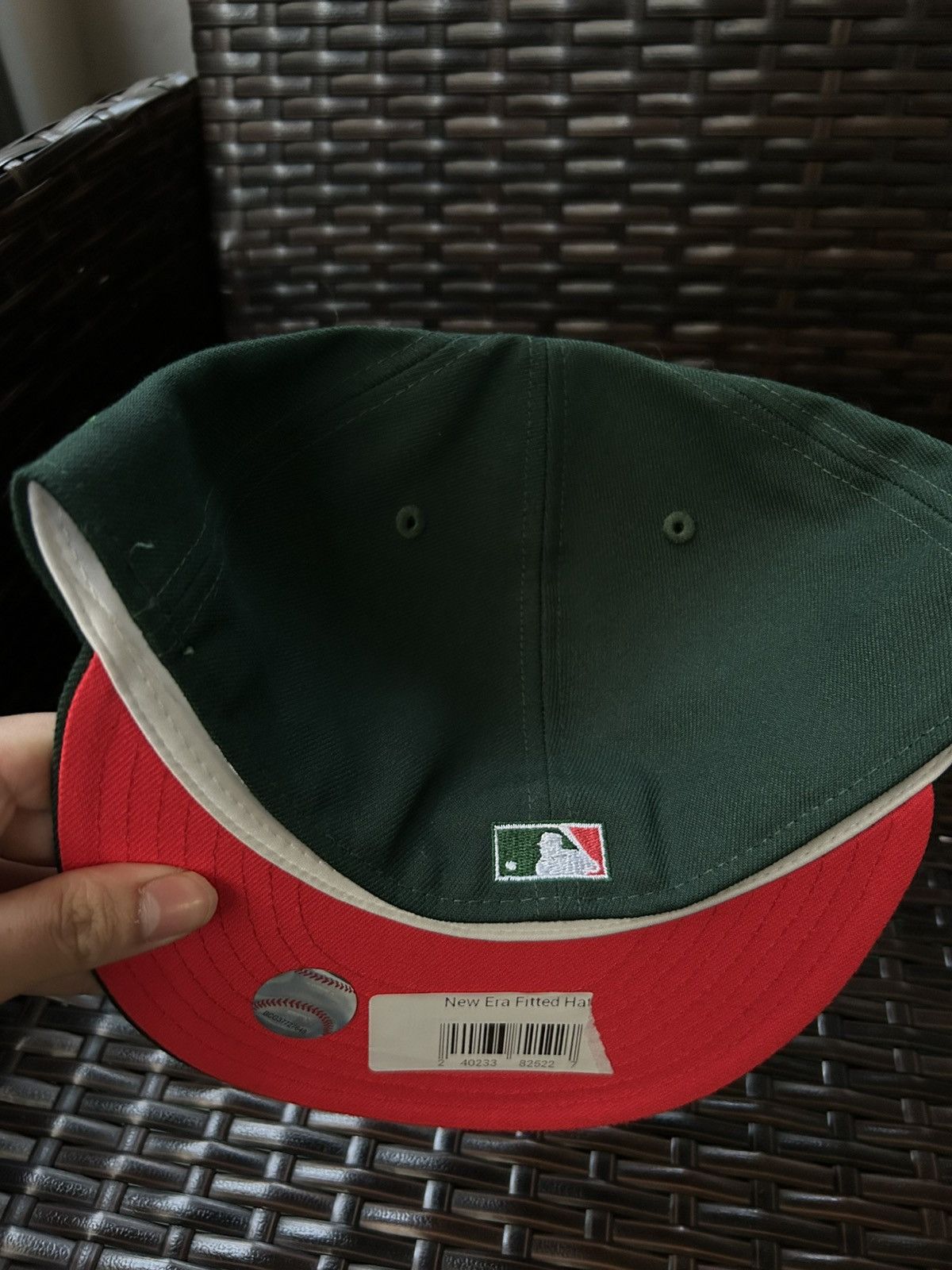 Hat Club × New Era (Sz 7 7/8) New Era 59fifty LA Dodgers 100th ANV Watermelon Size ONE SIZE - 2 Thumbnail