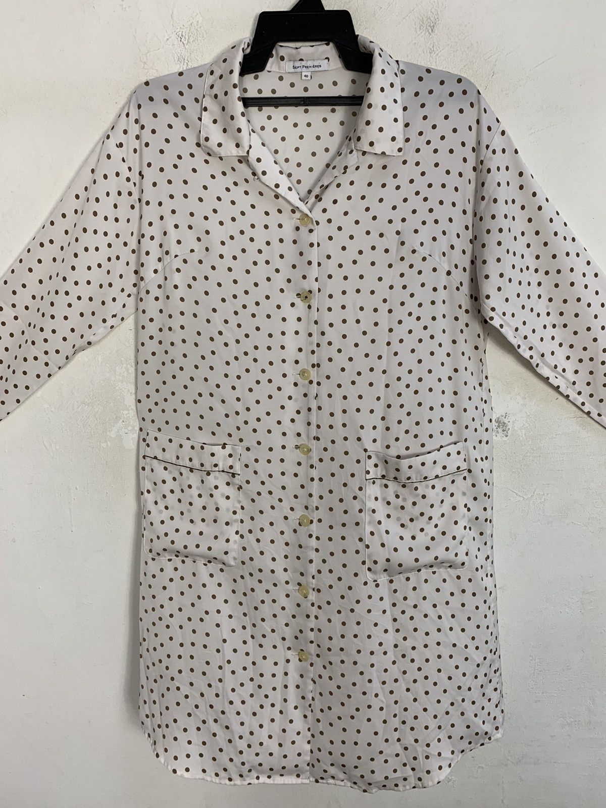 Other Sept Premieres Blouse Polkadot Dress Size M / US 6-8 / IT 42-44 - 3 Thumbnail
