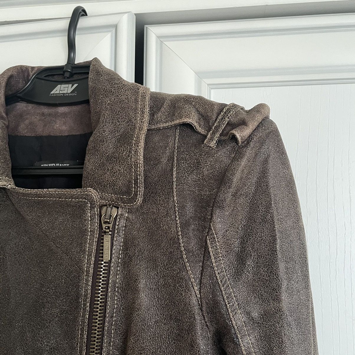 plein sud Plein Sud Rare Faded Biker Jacket Size M / US 6-8 / IT 42-44 - 9 Thumbnail