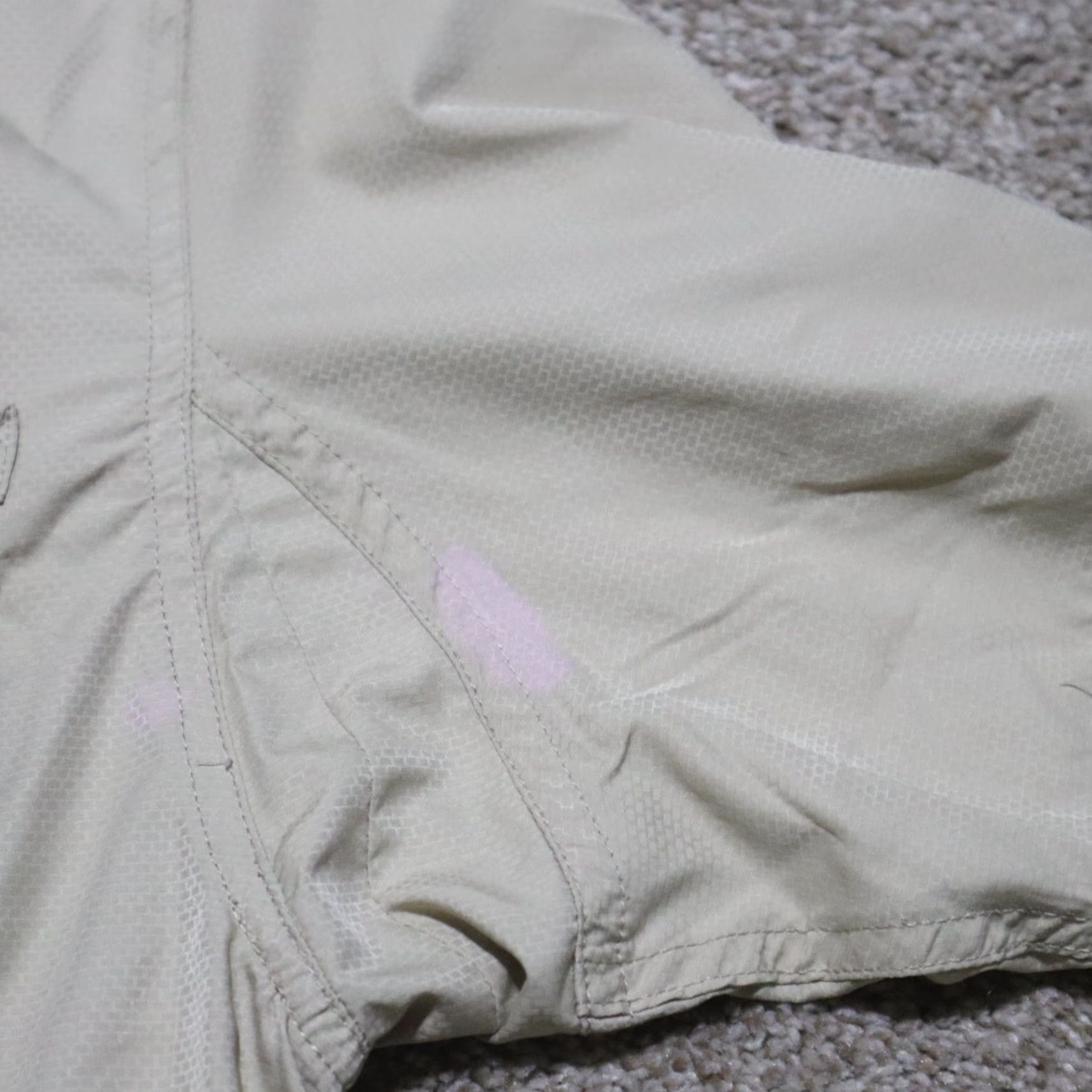 Vintage Lincoln Outfitters Button-Up Shirt Beige Short Sleeve Mens M Regular Solid Size US M / EU 48-50 / 2 - 3 Thumbnail