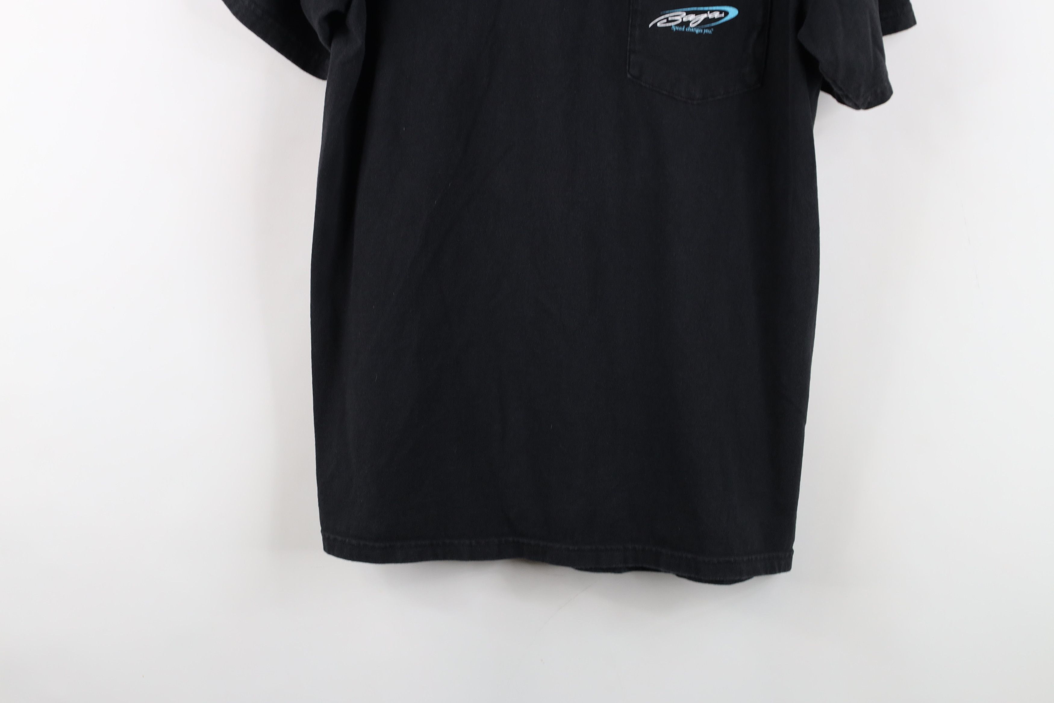 Vintage Vintage 90s Y2K Spell Out Baja Boats Racing Pocket T-Shirt Size US M / EU 48-50 / 2 - 3 Thumbnail