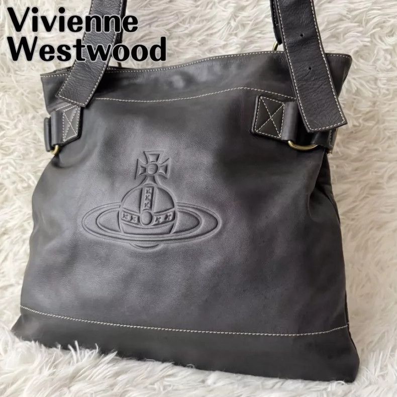 Vivienne Westwood Vivienne Westwood size os Black Saturn embossed motorcycle Size ONE SIZE - 1 Thumbnail